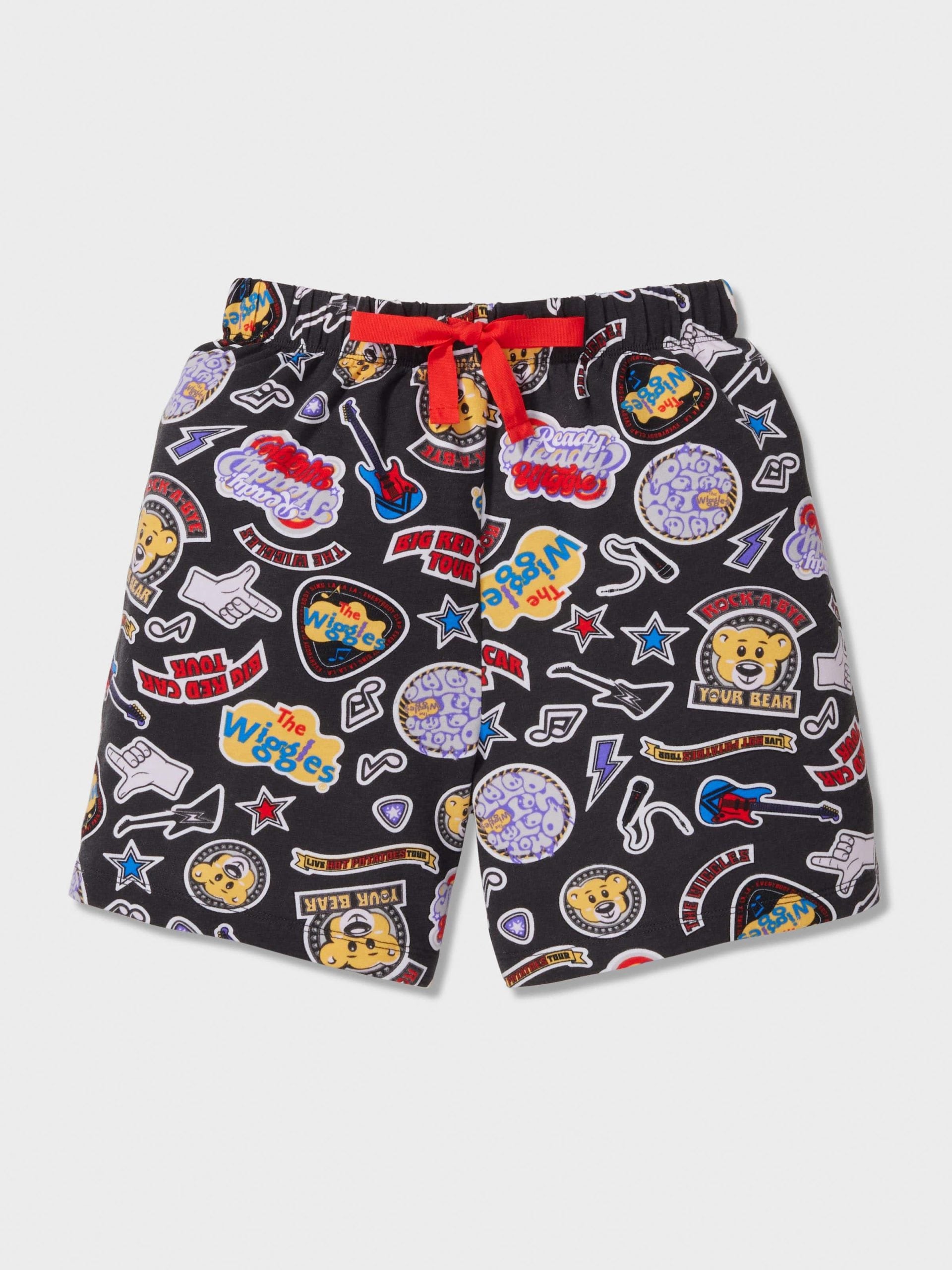 Boys The Wiggles Tour Short Pj Set Multi