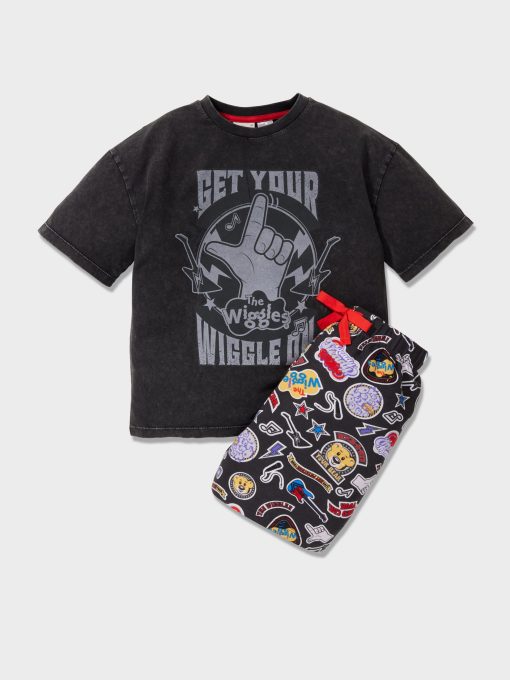 Boys The Wiggles Tour Short Pj Set Multi