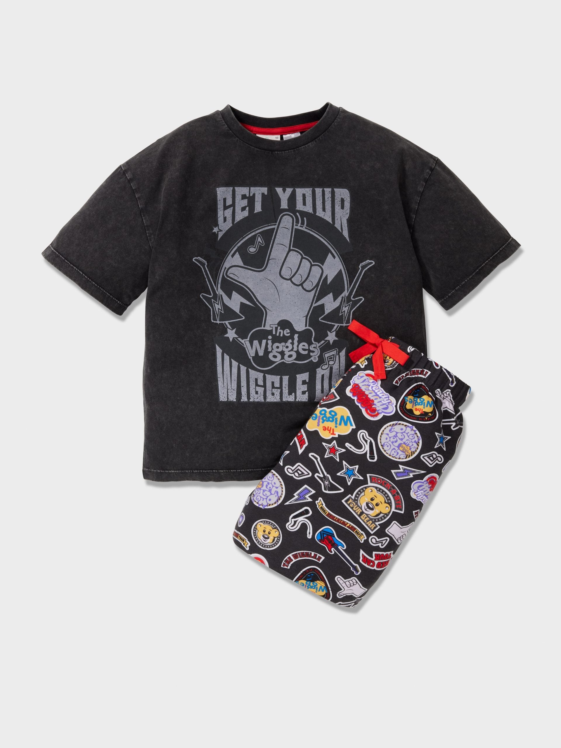 Boys The Wiggles Tour Short Pj Set Multi