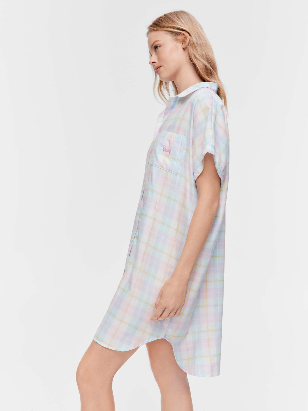 Check Boyfriend Nightshirt multi