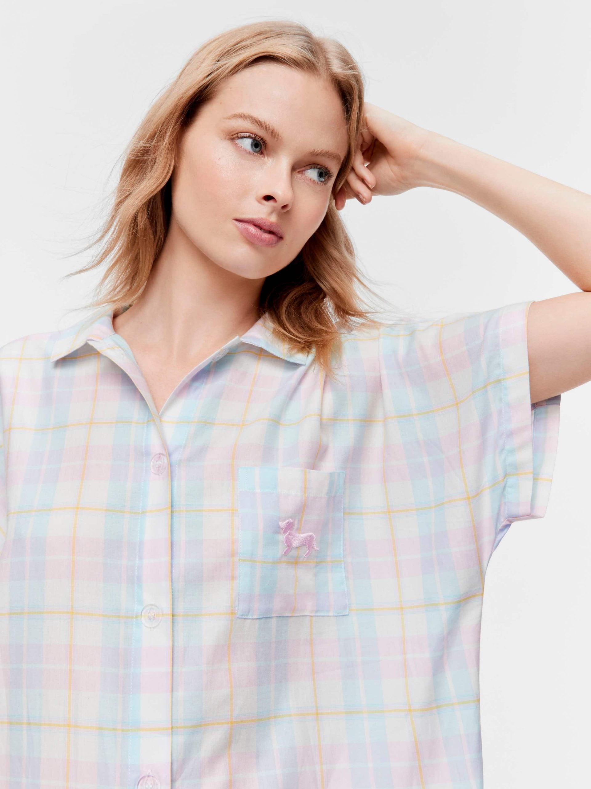 Check Boyfriend Nightshirt multi