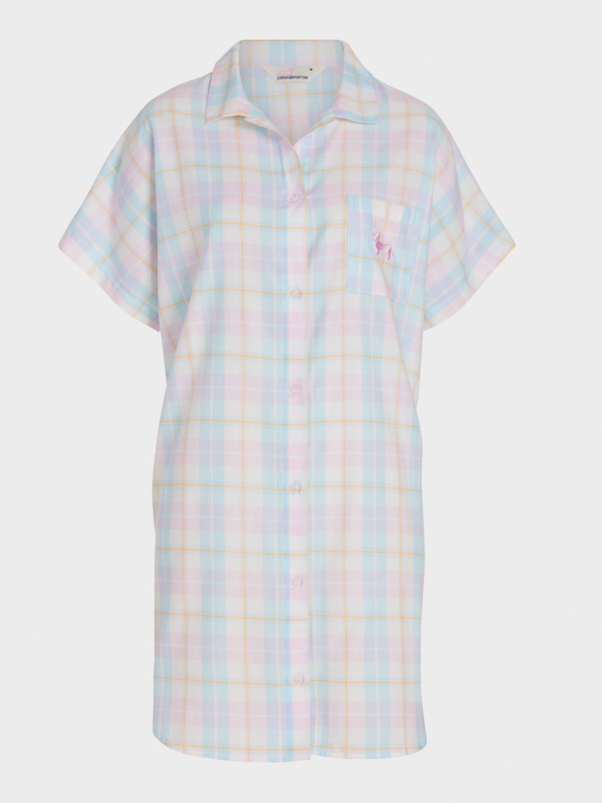 Check Boyfriend Nightshirt multi