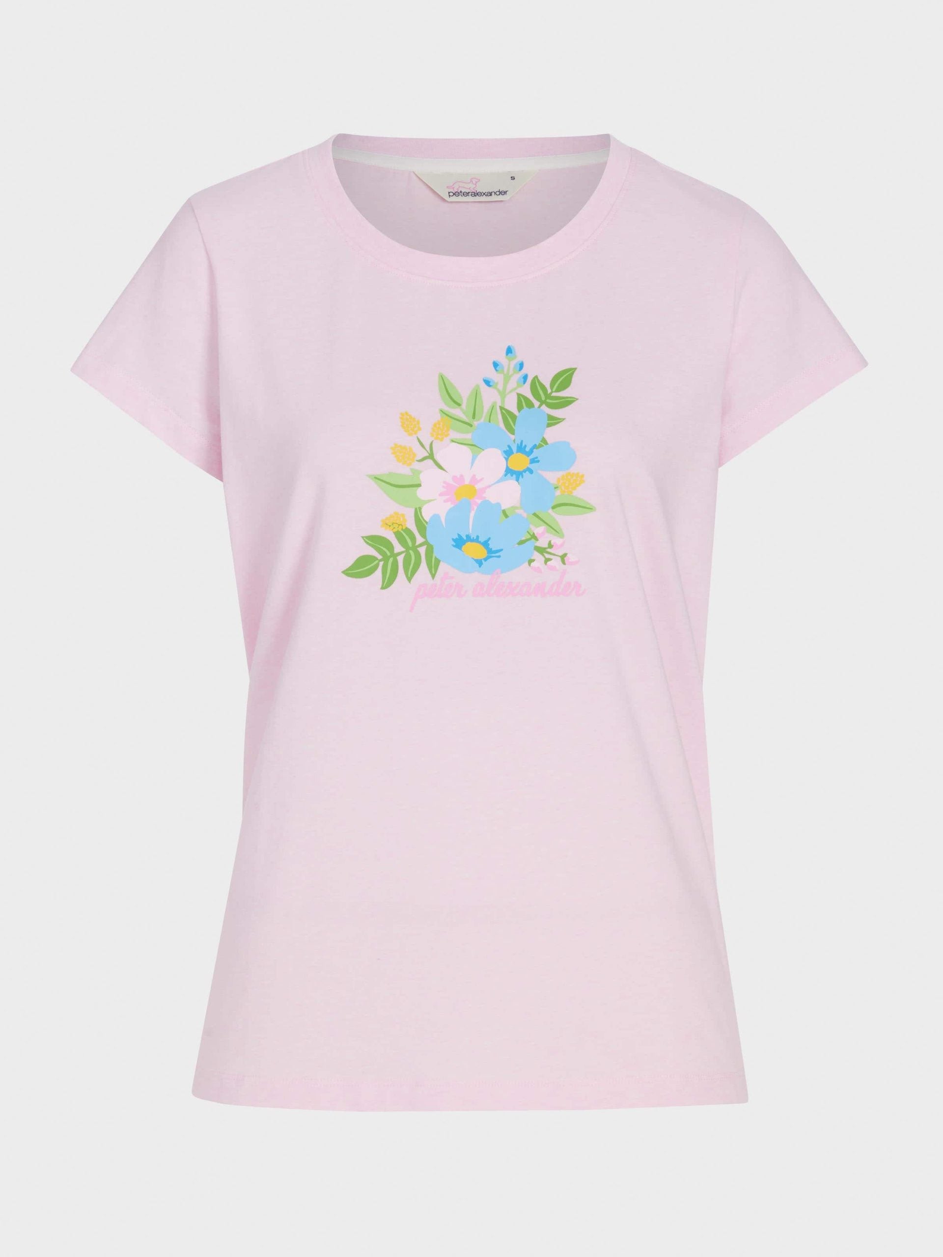Pink Floral Tee pink