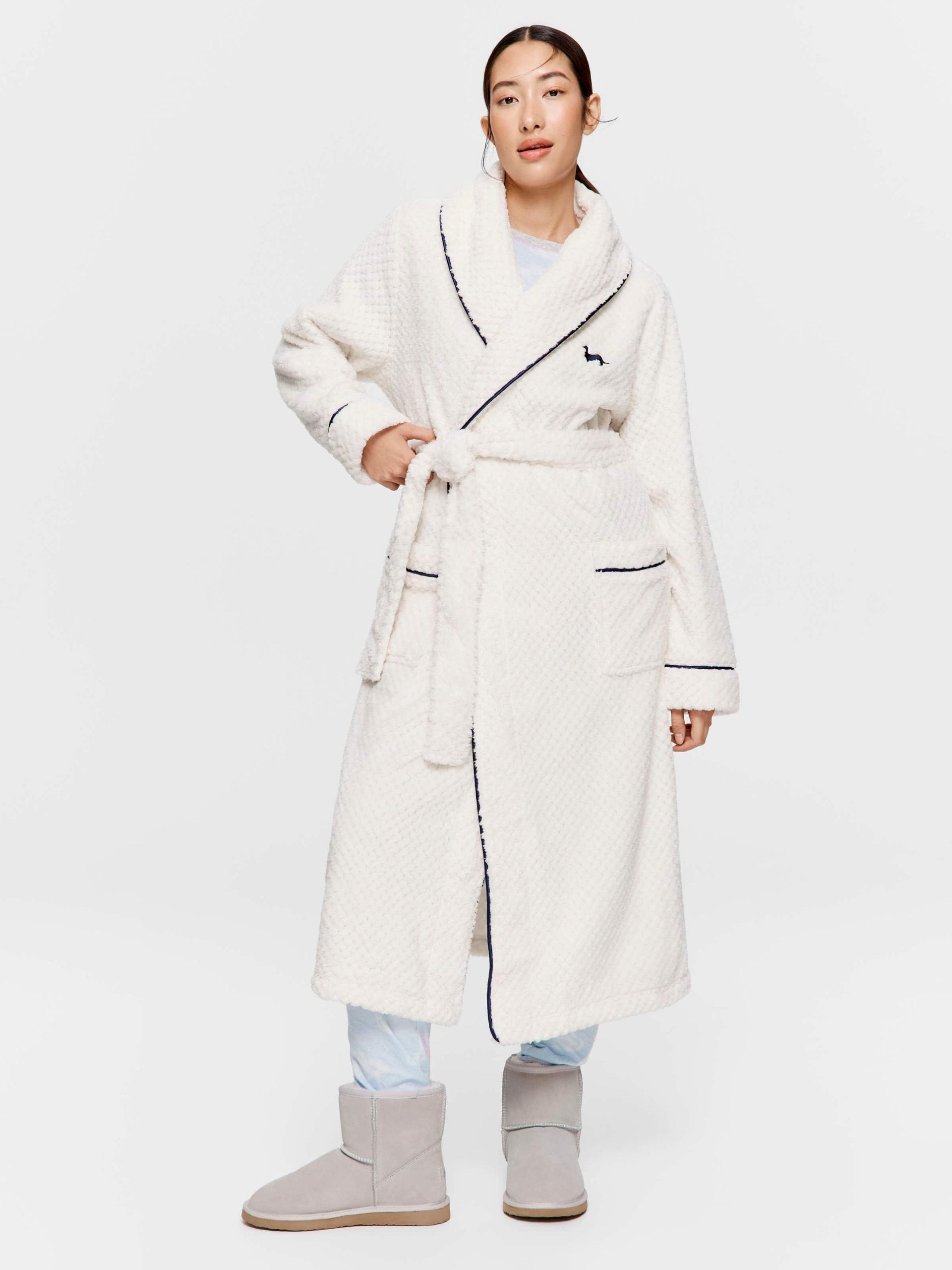 P.A. Hotel Edition Jacquard Gown white