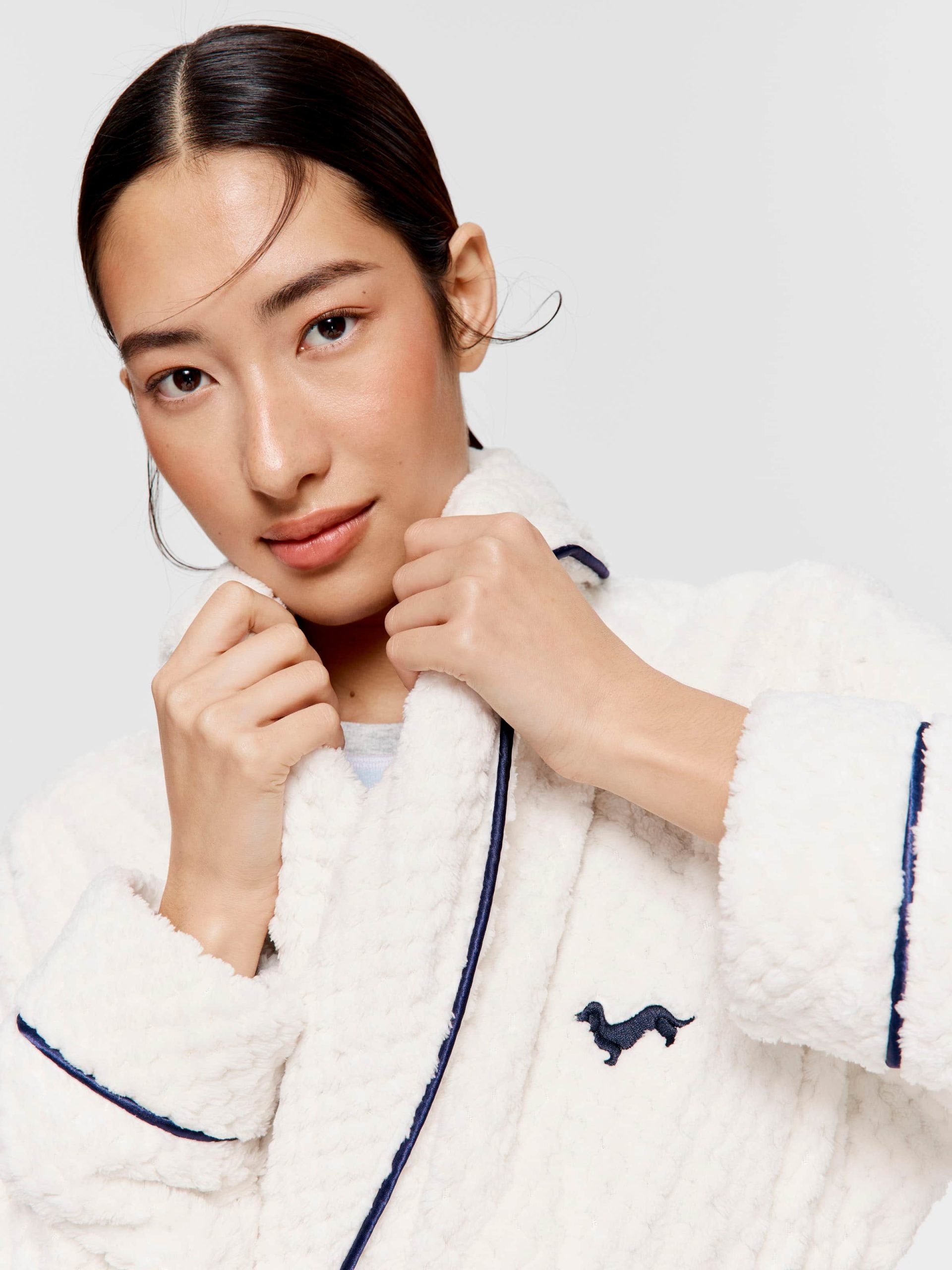P.A. Hotel Edition Jacquard Gown white