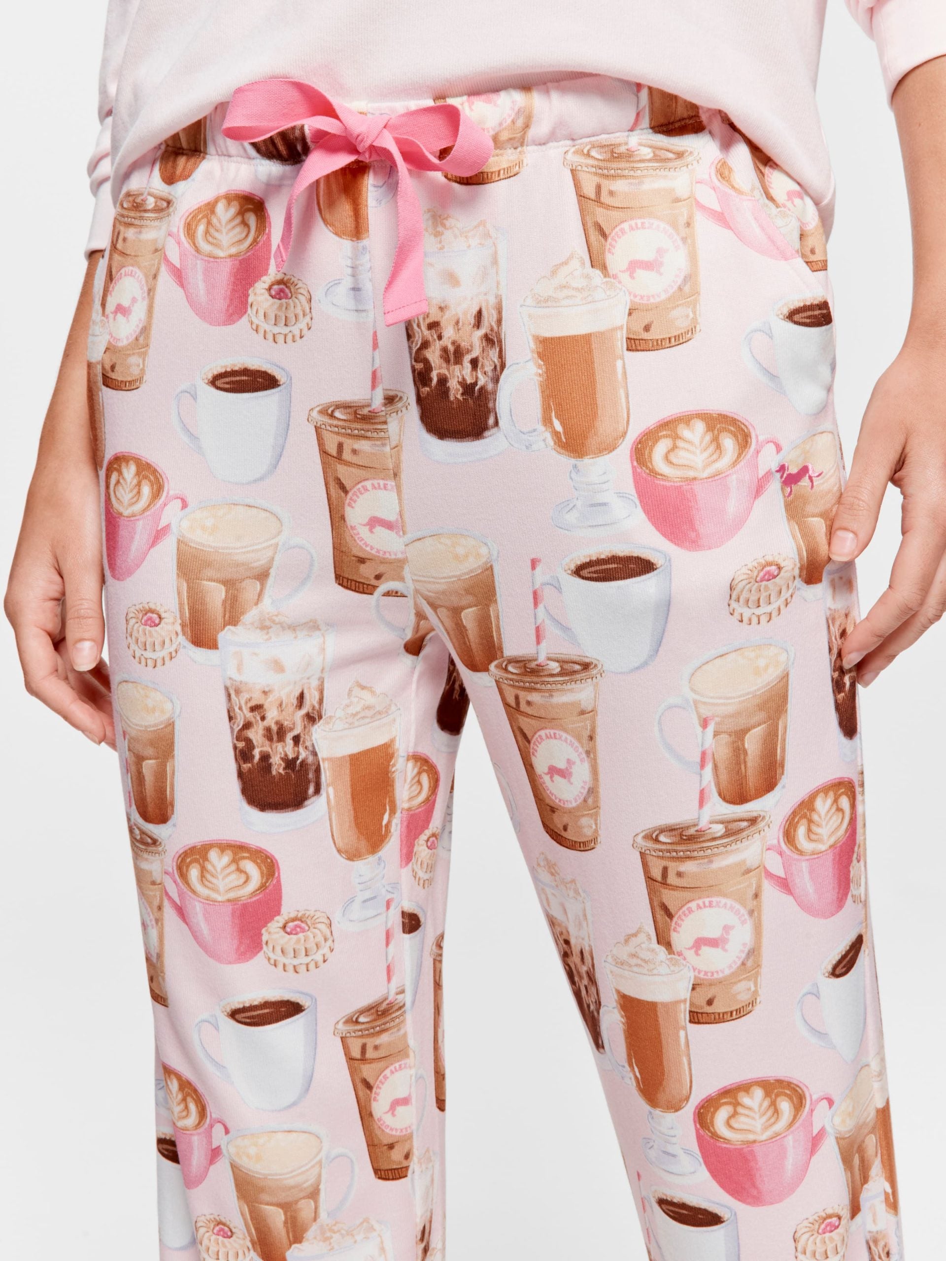 Coffee Plush Tapered Pj Pant multi