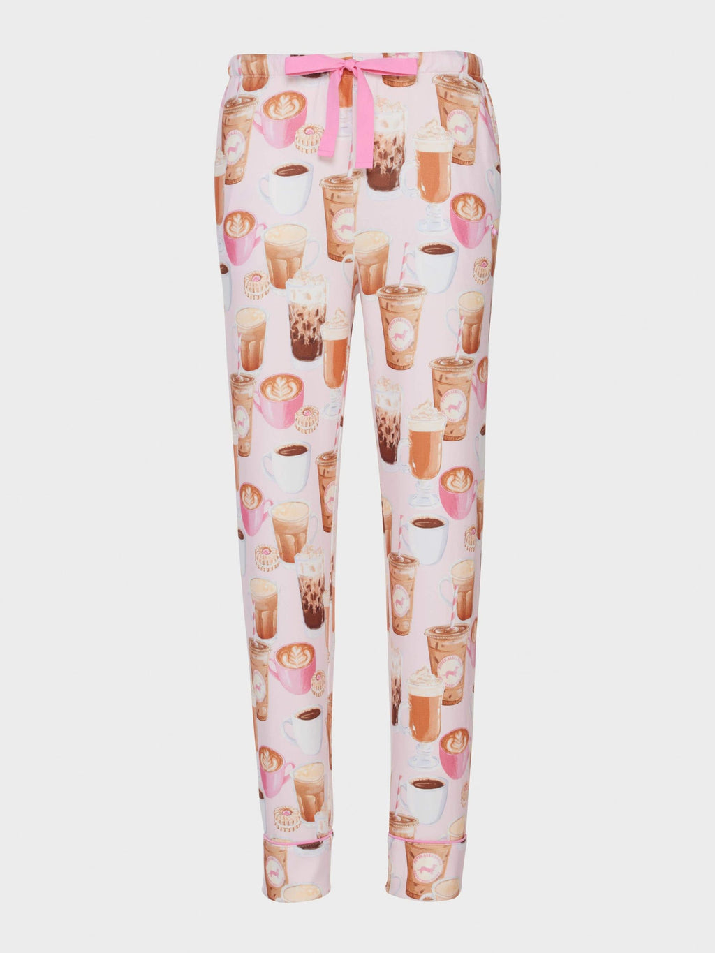 Coffee Plush Tapered Pj Pant multi