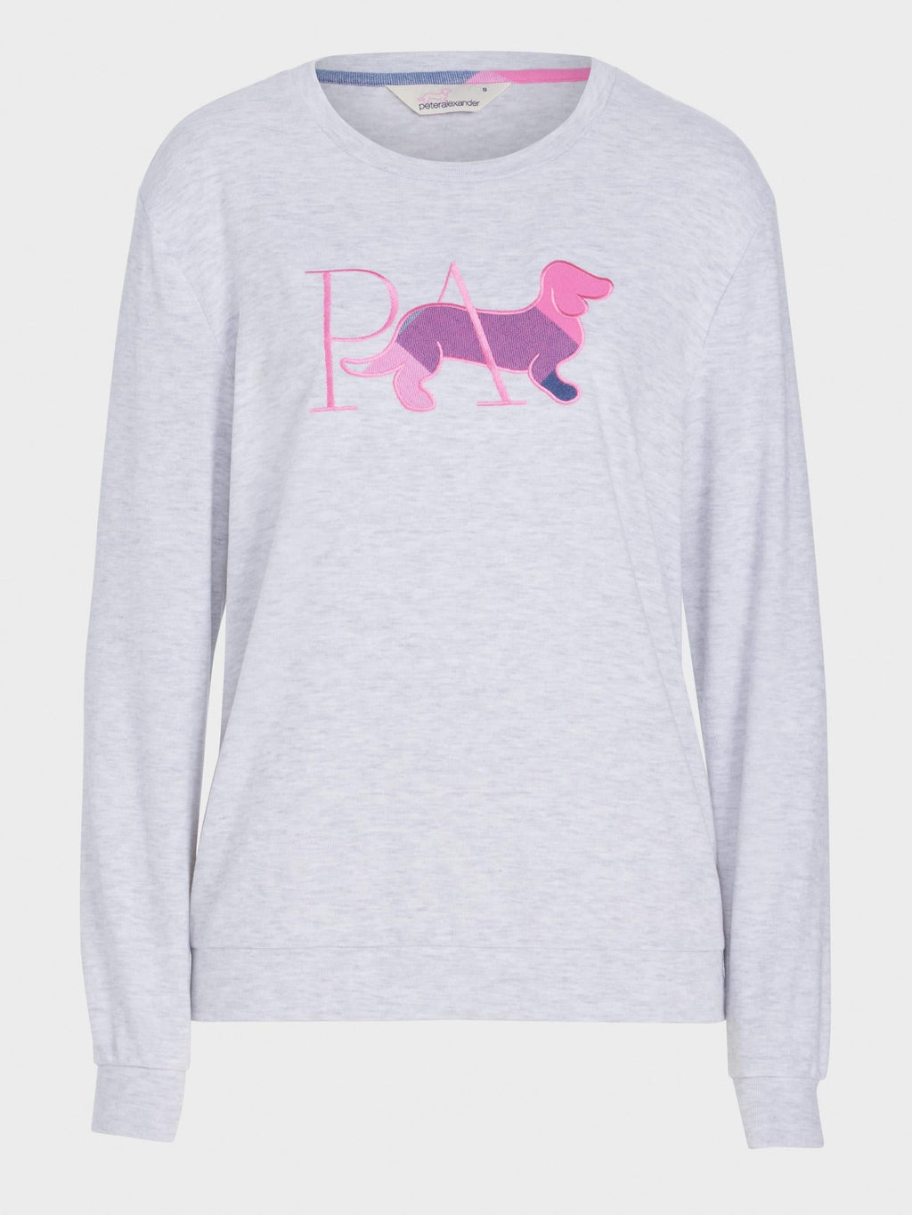 Buffalo Check Logo Sweater greymarle