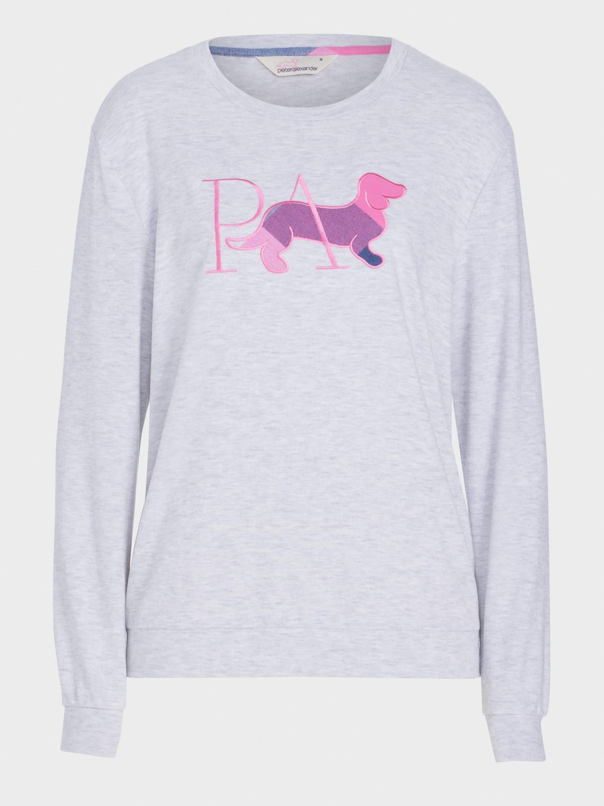 Buffalo Check Logo Sweater greymarle