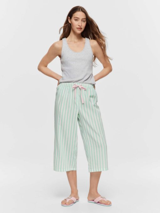Green Stripe 3/4 Pj Pant multi