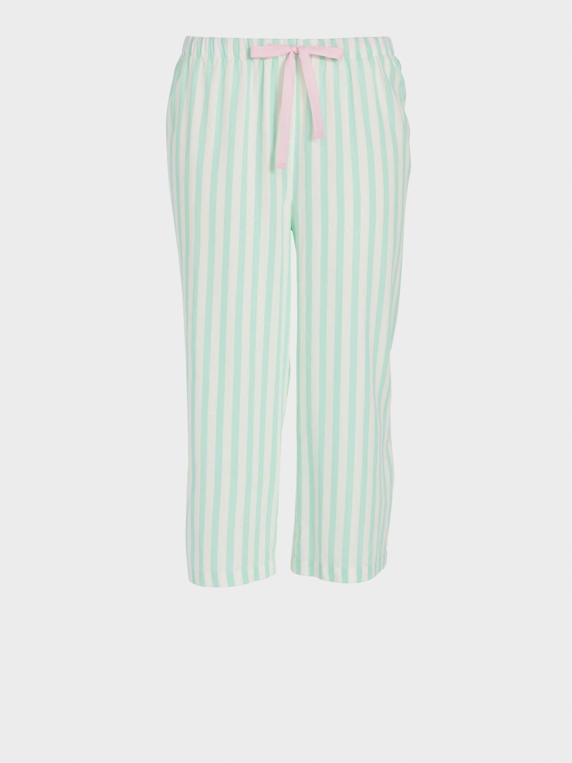 Green Stripe 3/4 Pj Pant multi