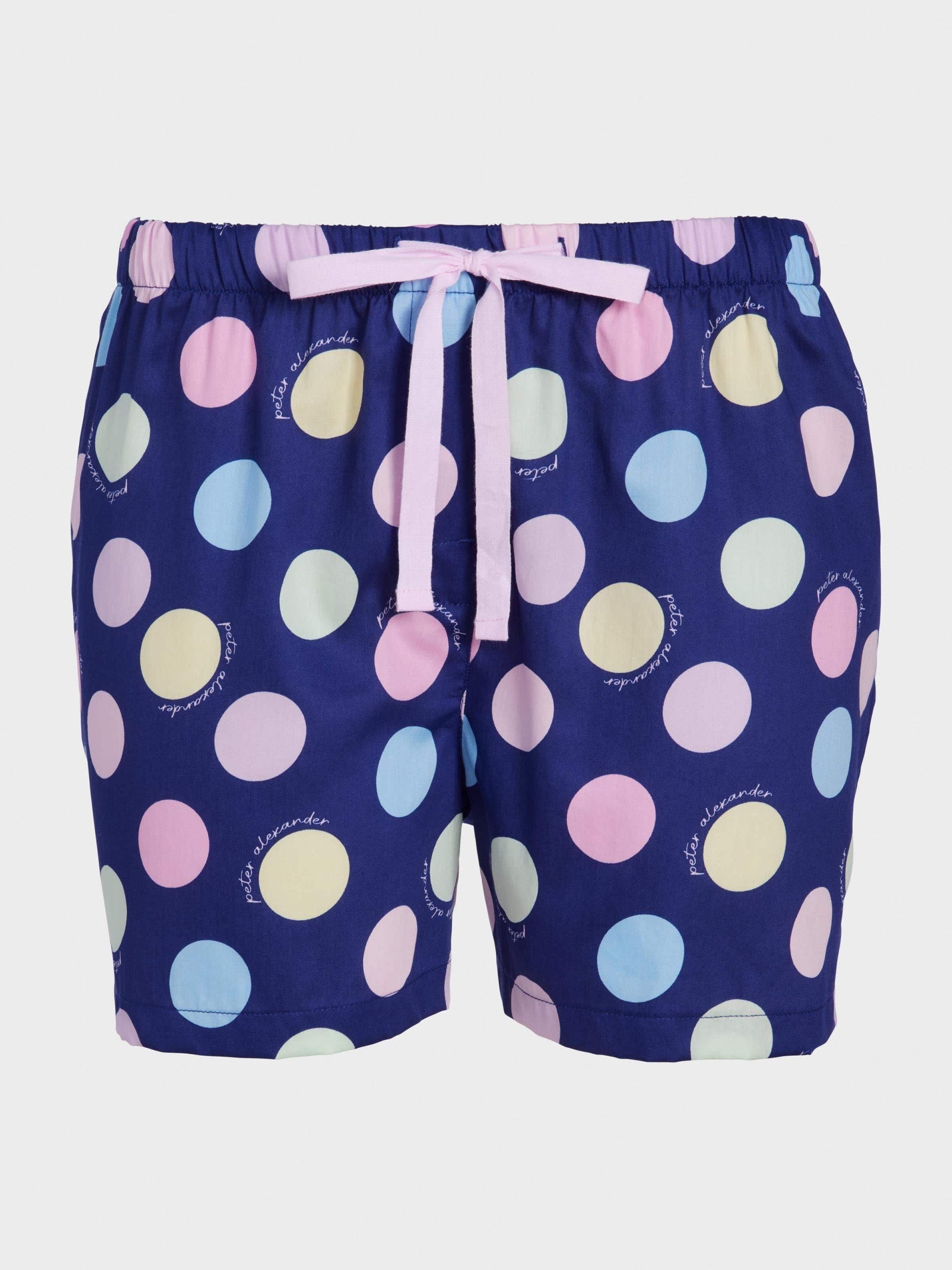 Navy Spot Mid Short multi