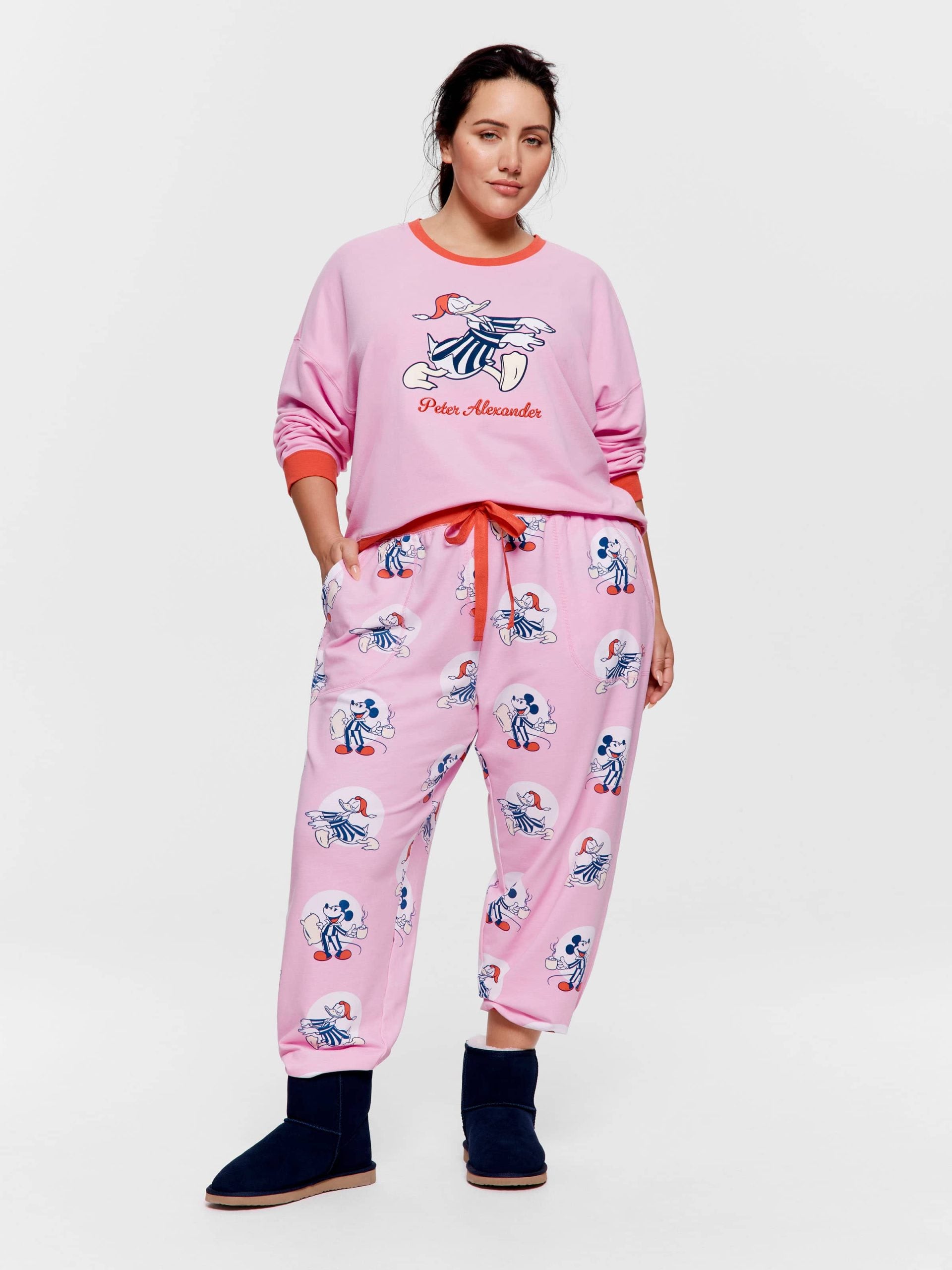 P.A. Plus Sleepy Donald Duck Easy Pj Pant Multi