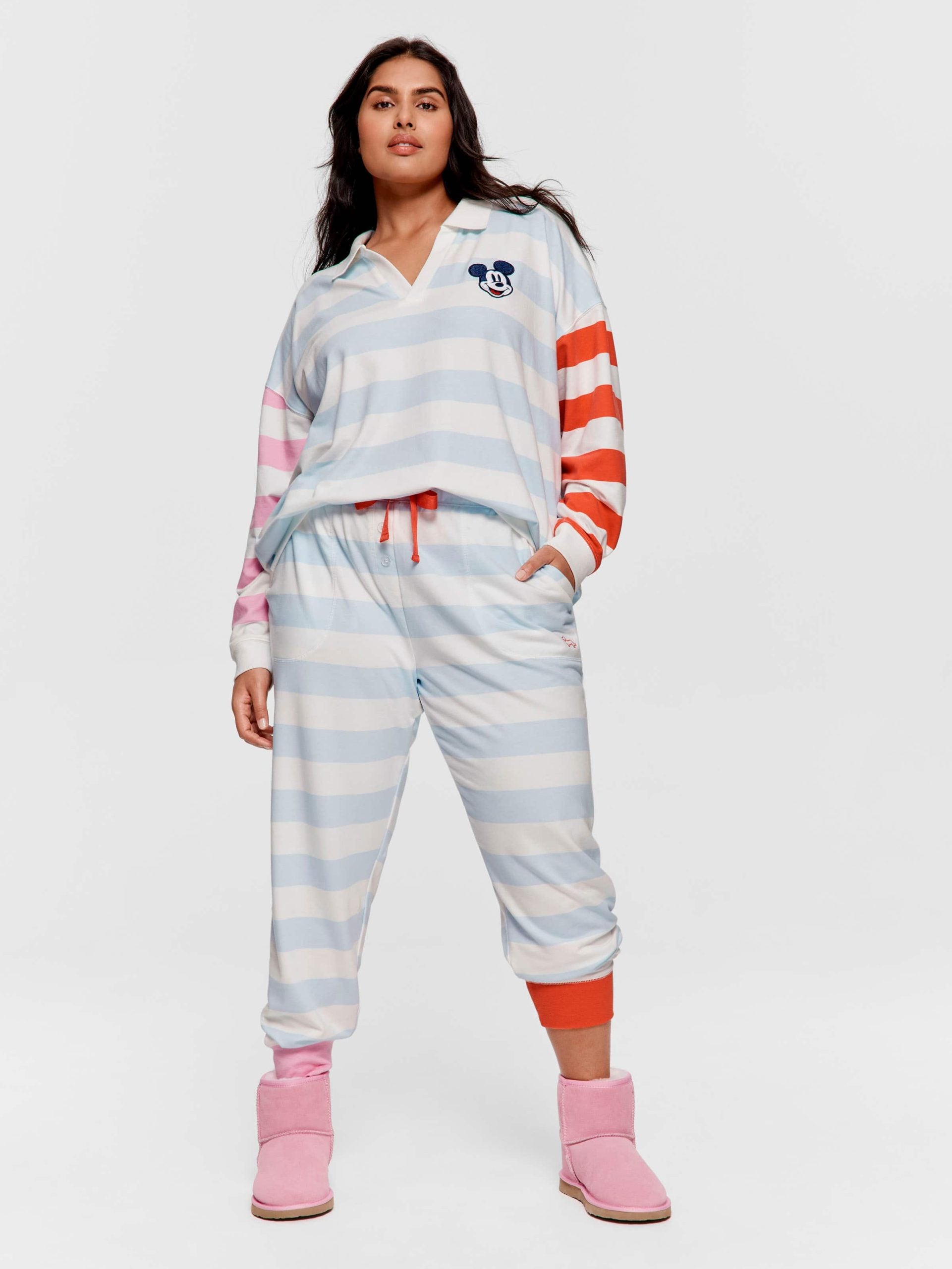 P.A. Plus Pastel Stripe Easy Pj Pant Multi