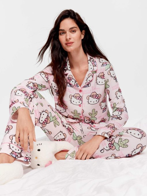 Howdy Hello Kitty Plush Classic Pj Set Multi
