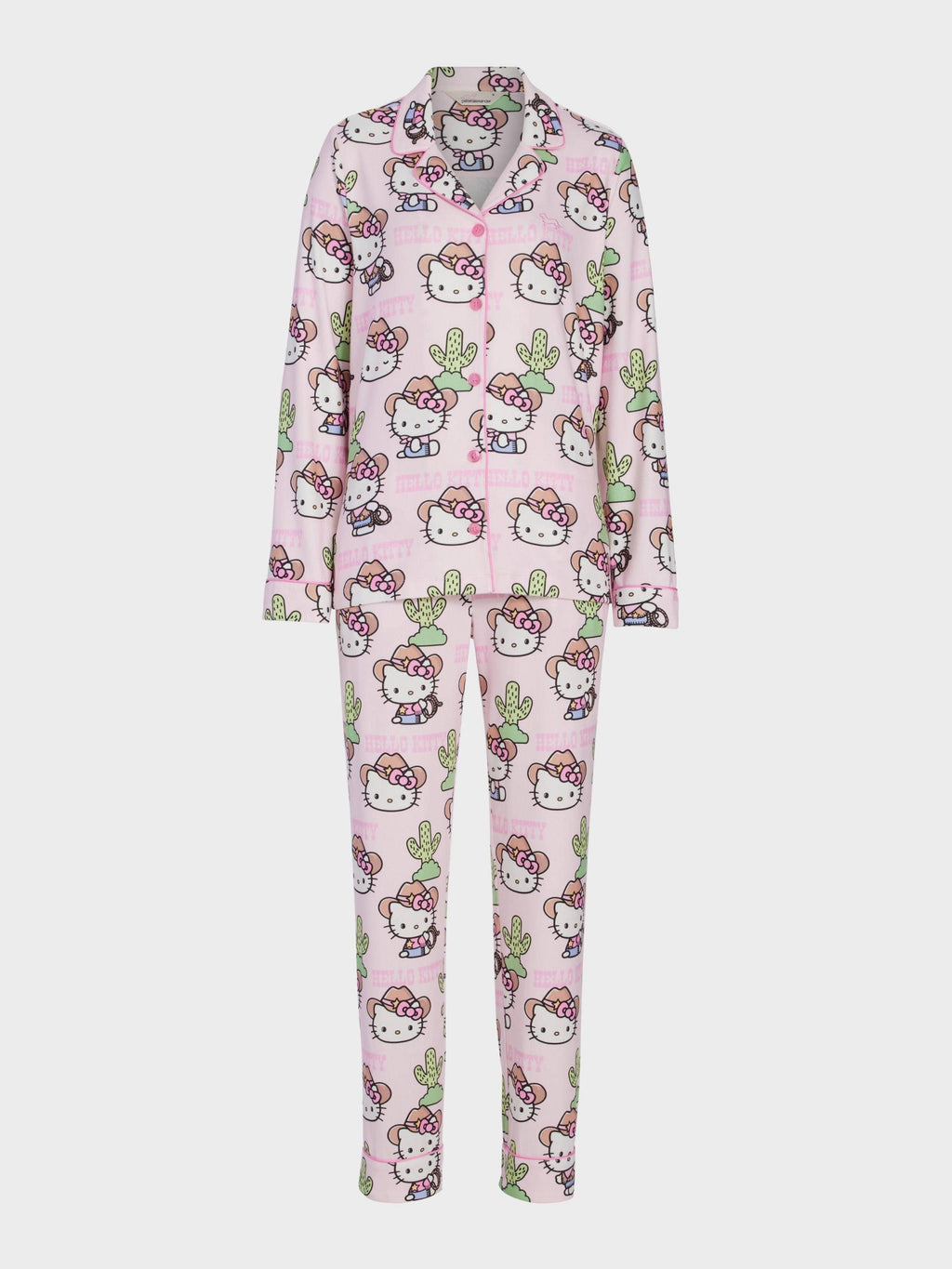 Howdy Hello Kitty Plush Classic Pj Set Multi