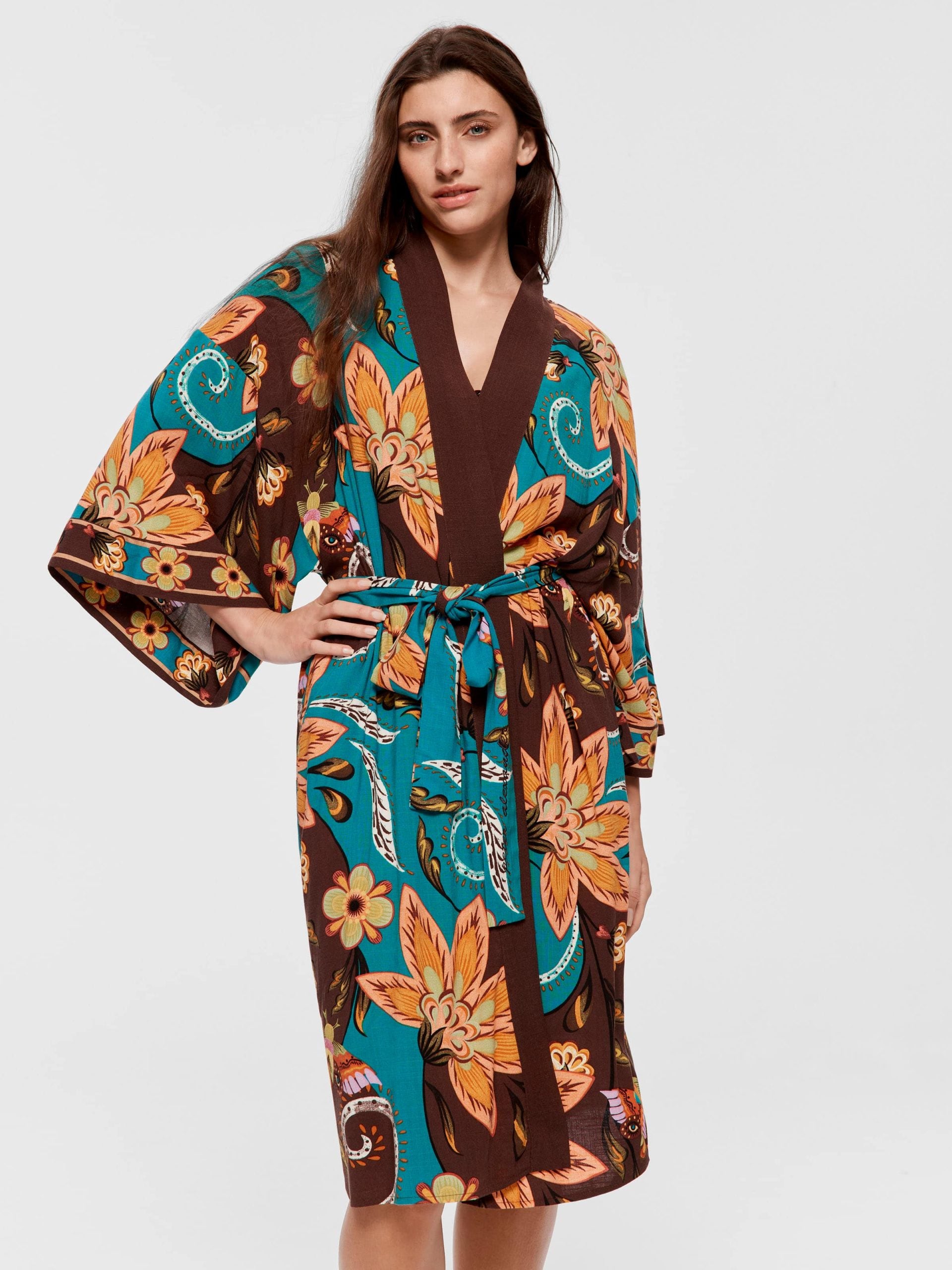 Wallpaper Kimono Gown multi