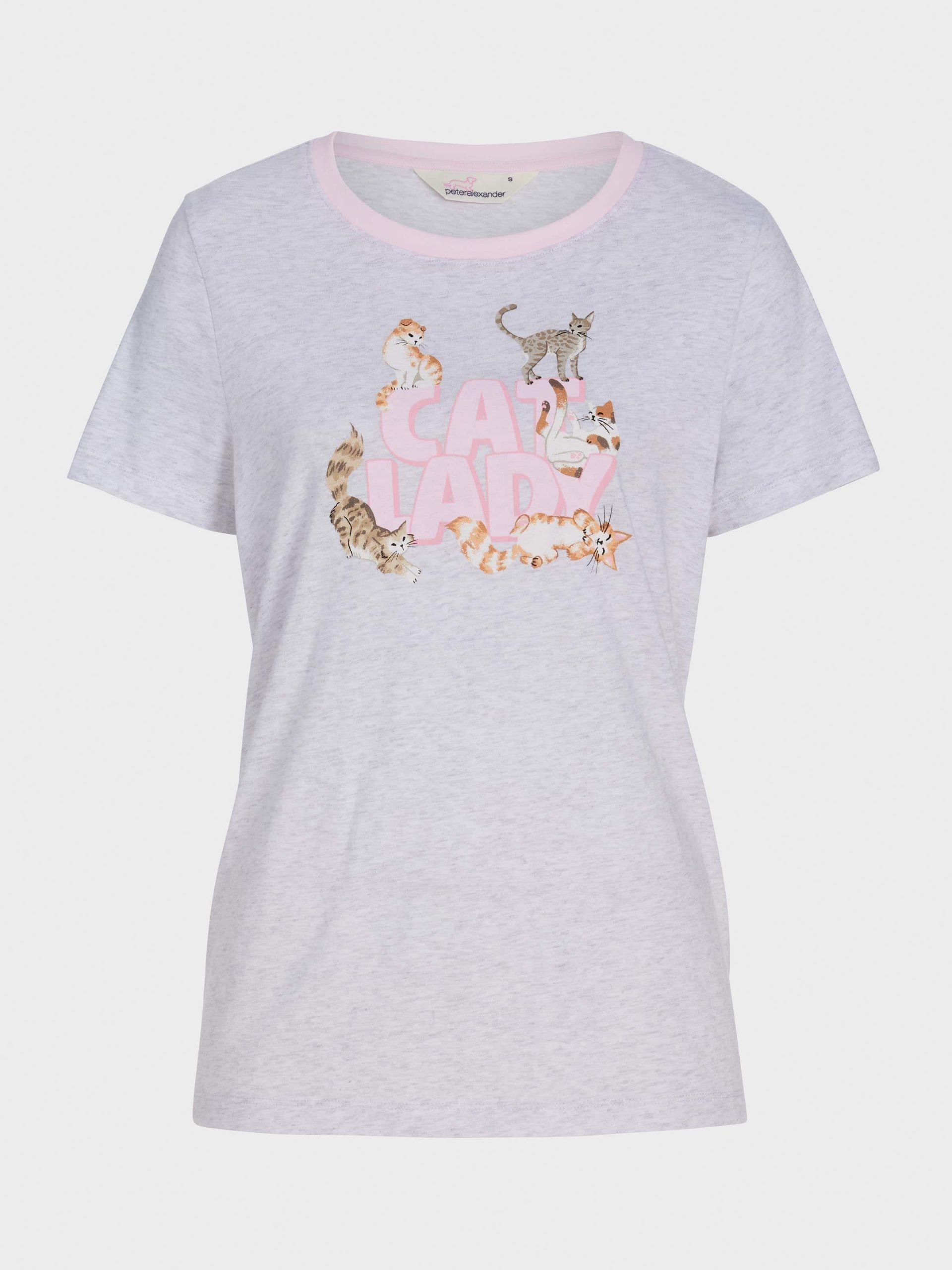 Cat Lady Tee greymarle