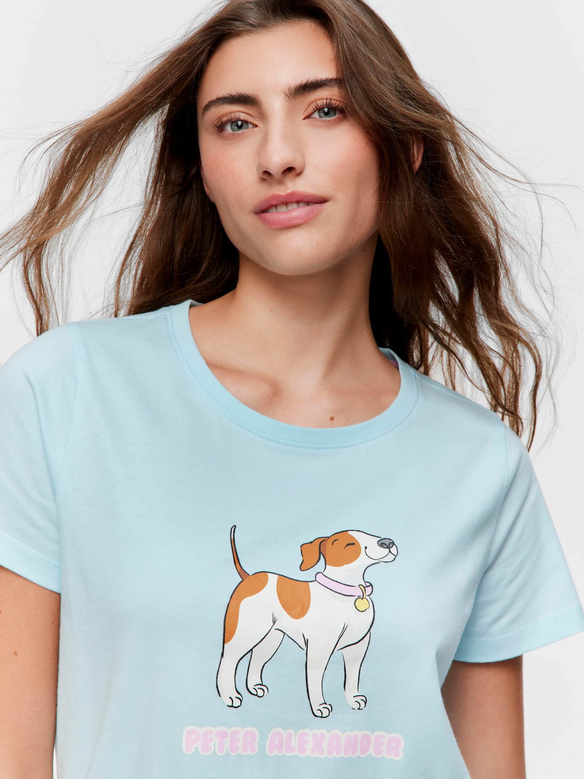 Jack Russell Tee Blue