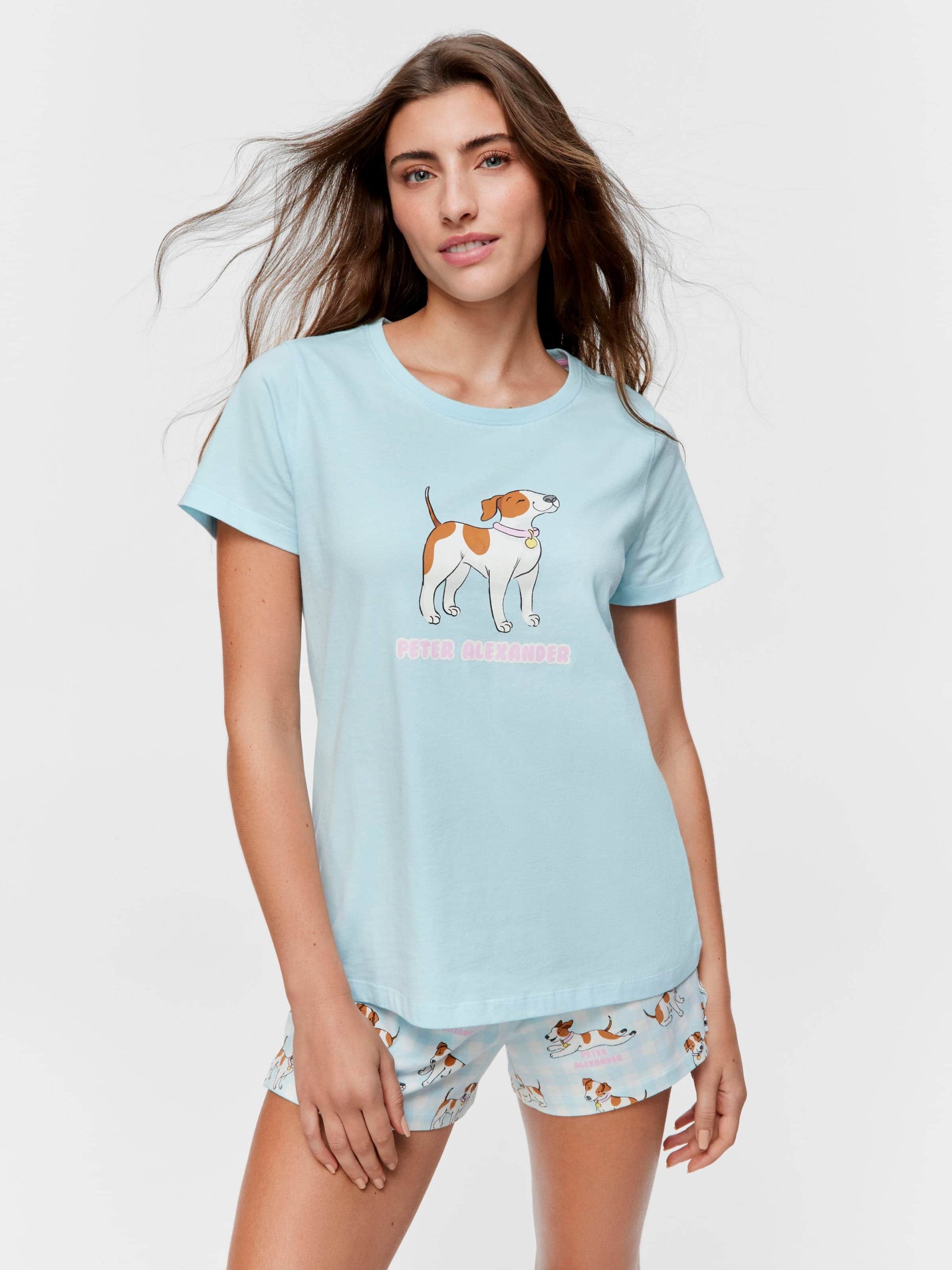 Jack Russell Tee Blue