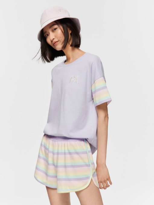 Pastel Stripe Short multi