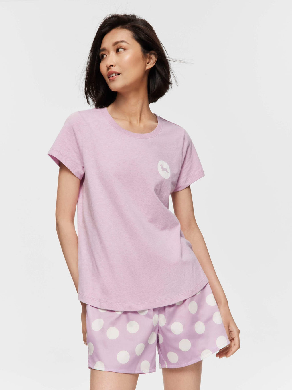 Lilac Marle Tee lilac