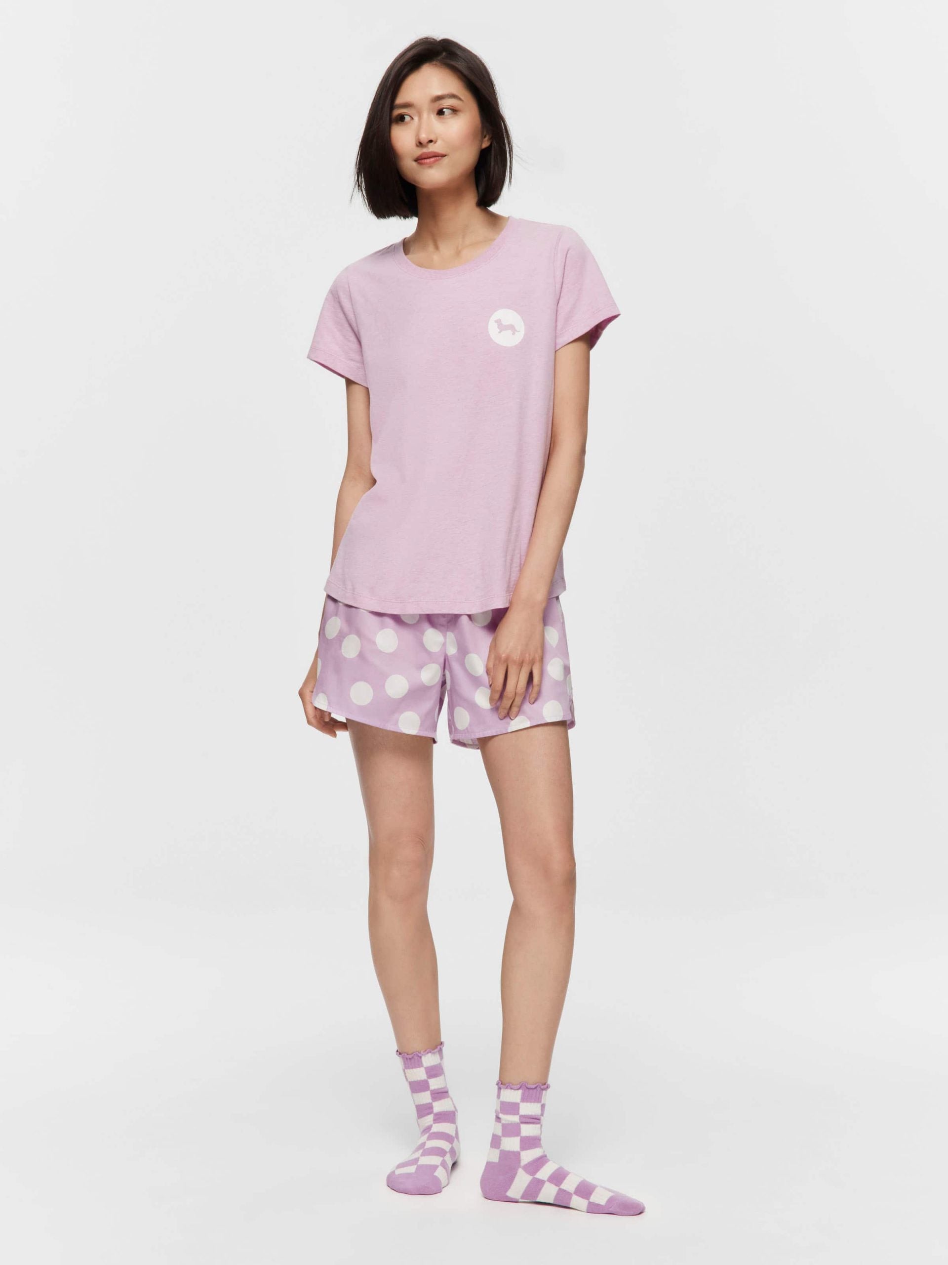 Lilac Marle Tee lilac