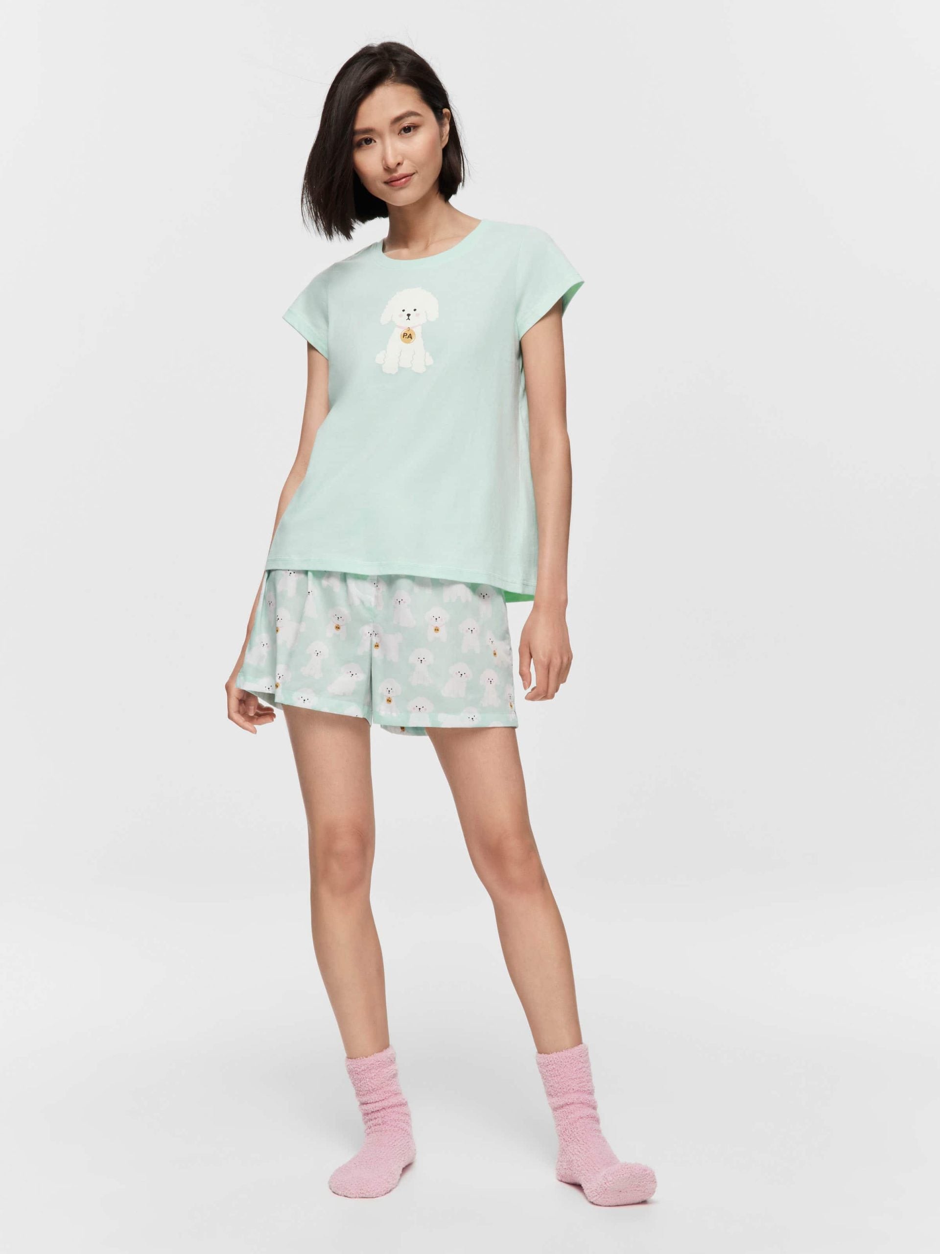 Poodle Tee mint