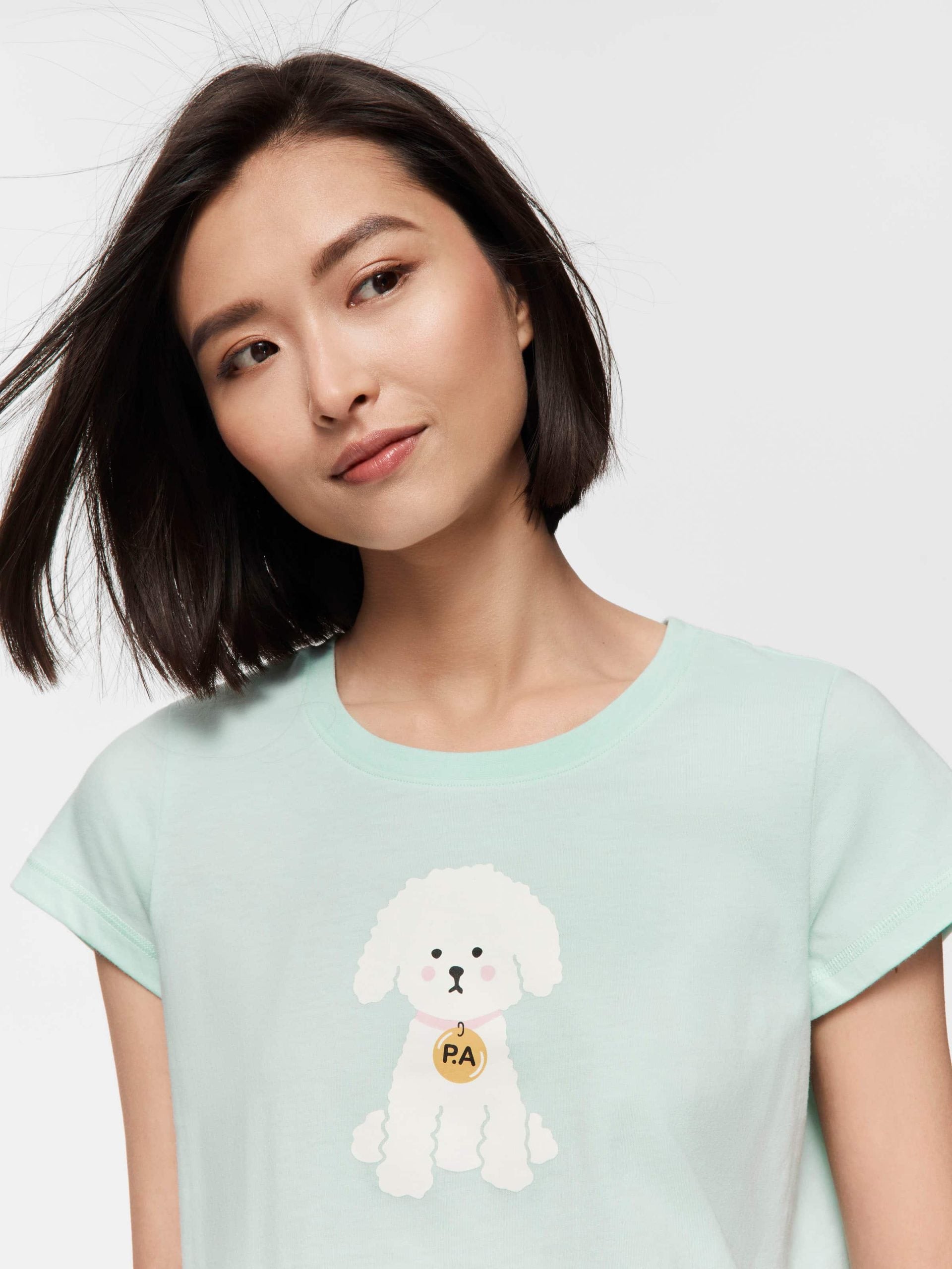 Poodle Tee mint