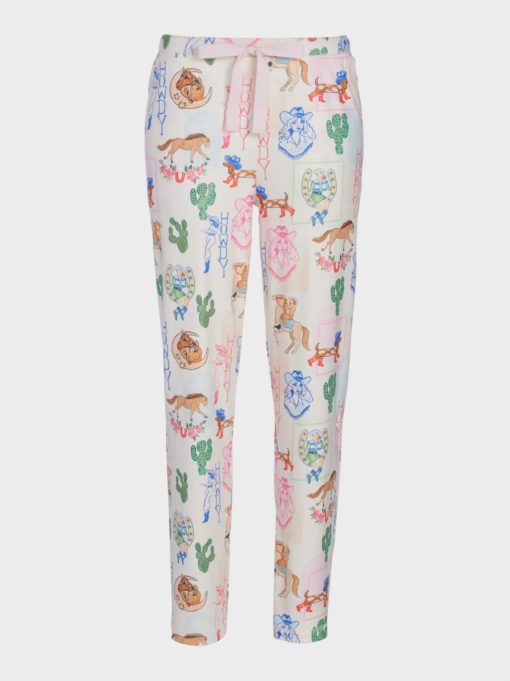Western Plush Tapered Pj Pant Multi