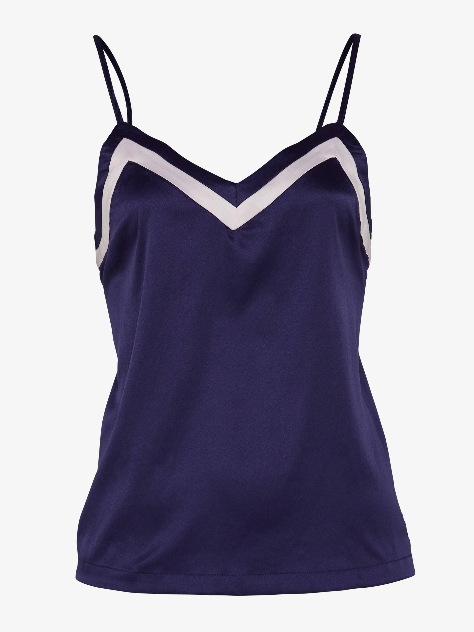 Navy Tux Luxe Satin Cami multi