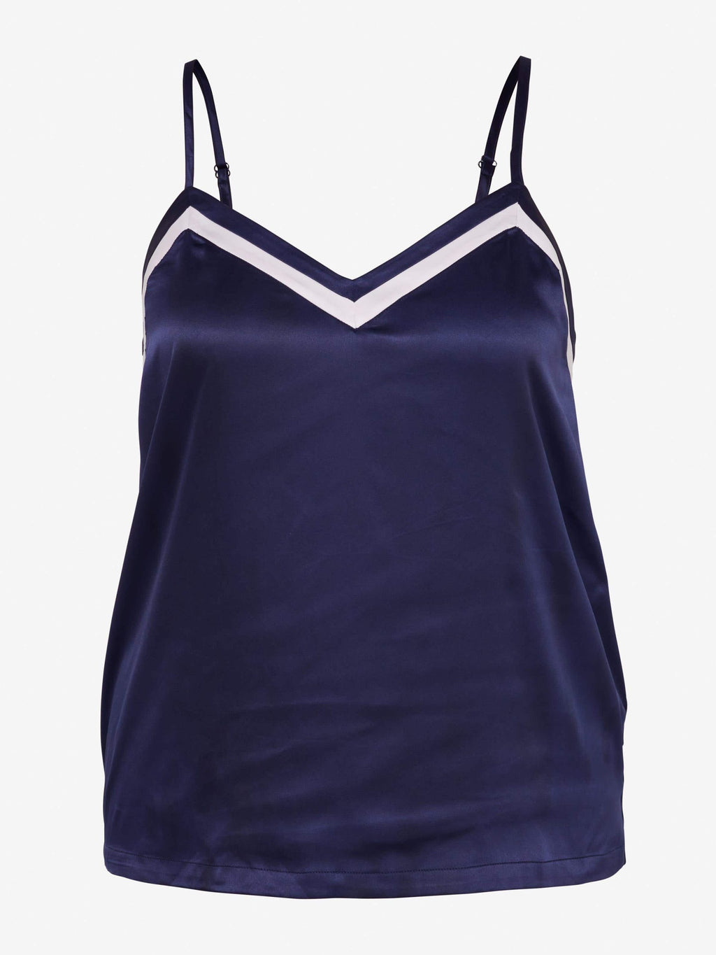 P.A. Plus Navy Tux Luxe Satin Cami Multi