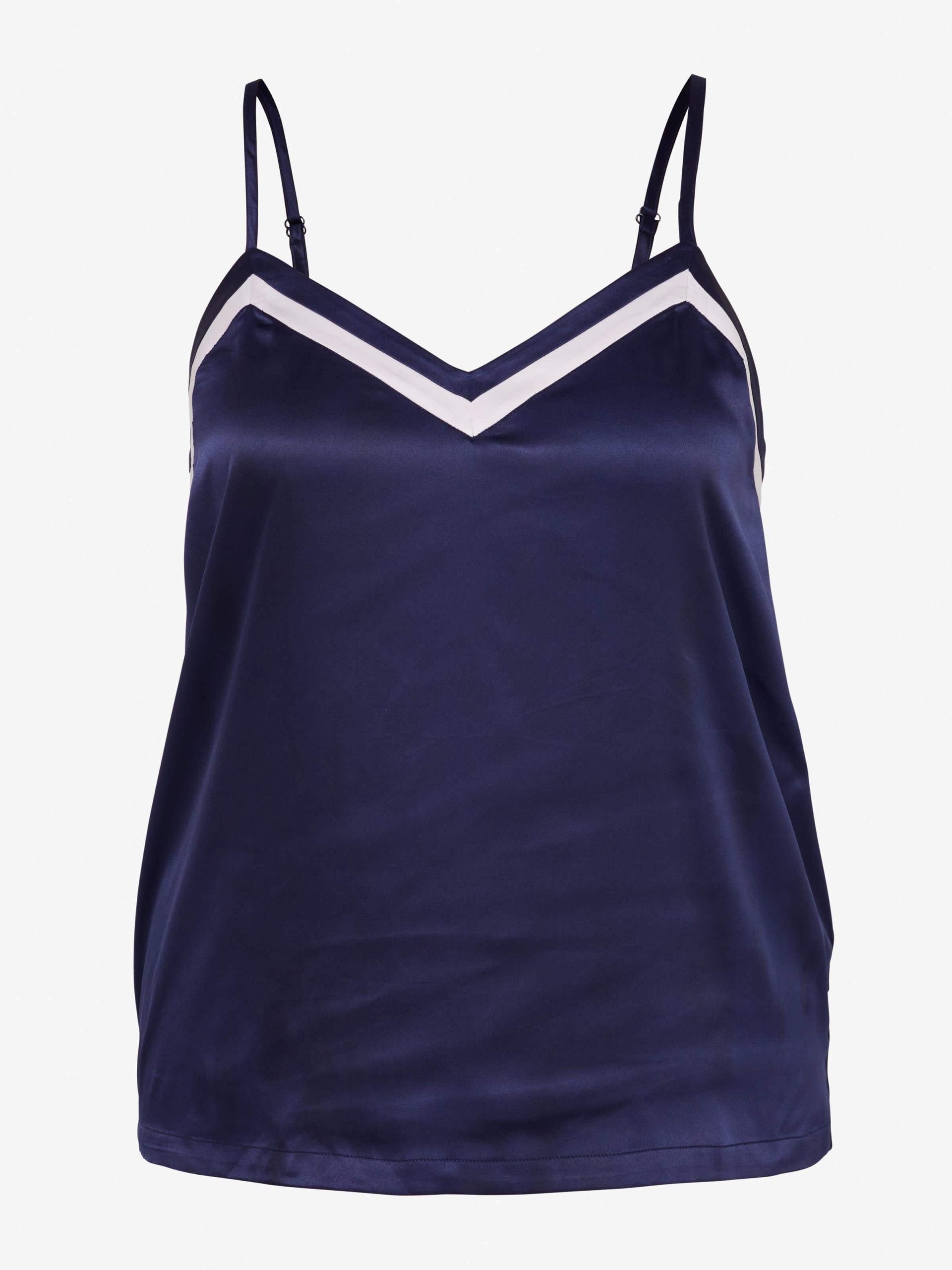 P.A. Plus Navy Tux Luxe Satin Cami Multi