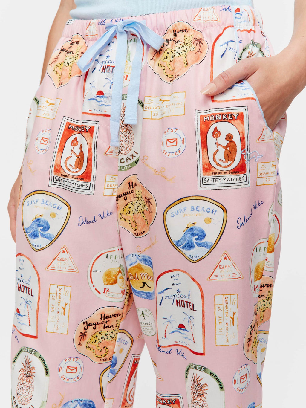Souvenir 3/4 Pj Pant multi