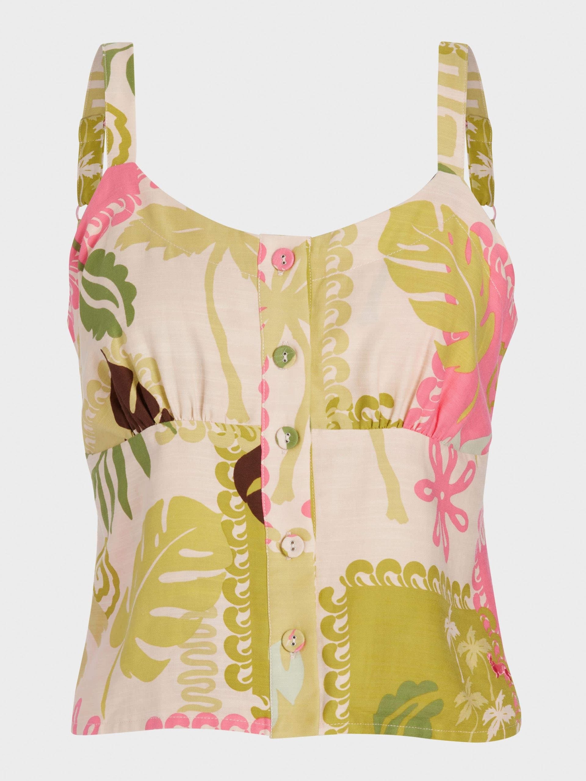Tropical Palm Cami multi