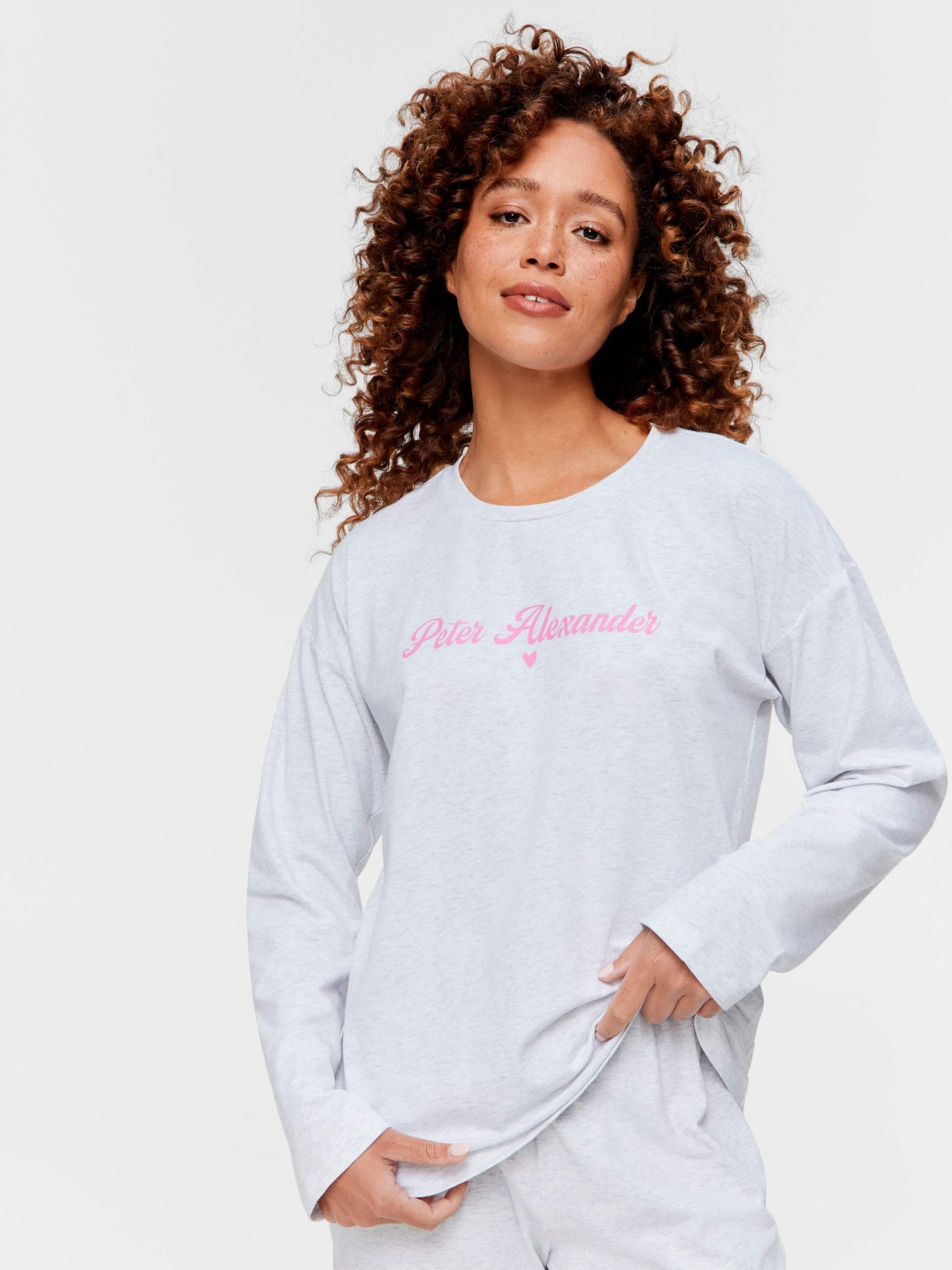 Grey Marle Long Sleeve Top greymarle