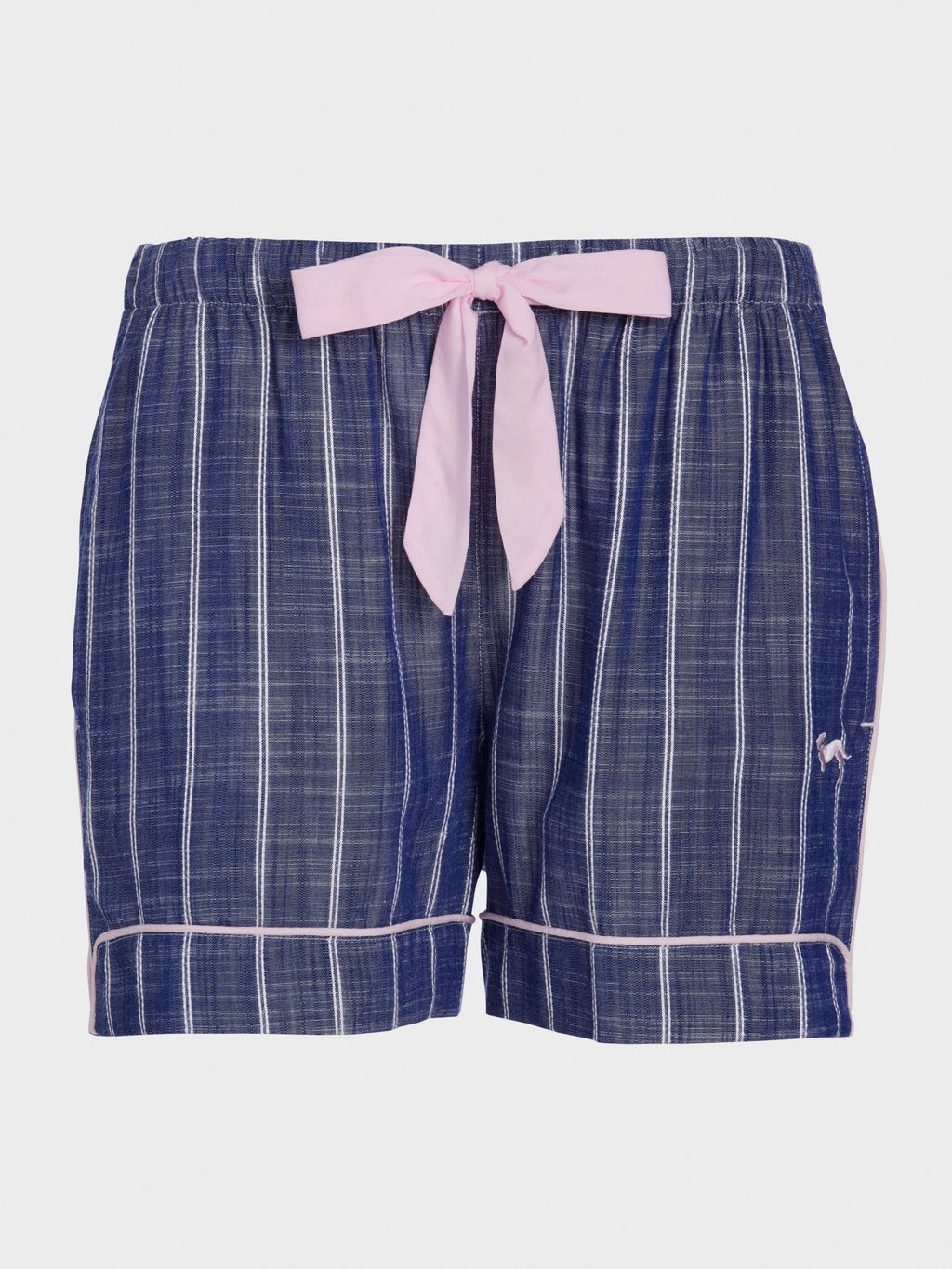 Navy Textured Mid Short navy