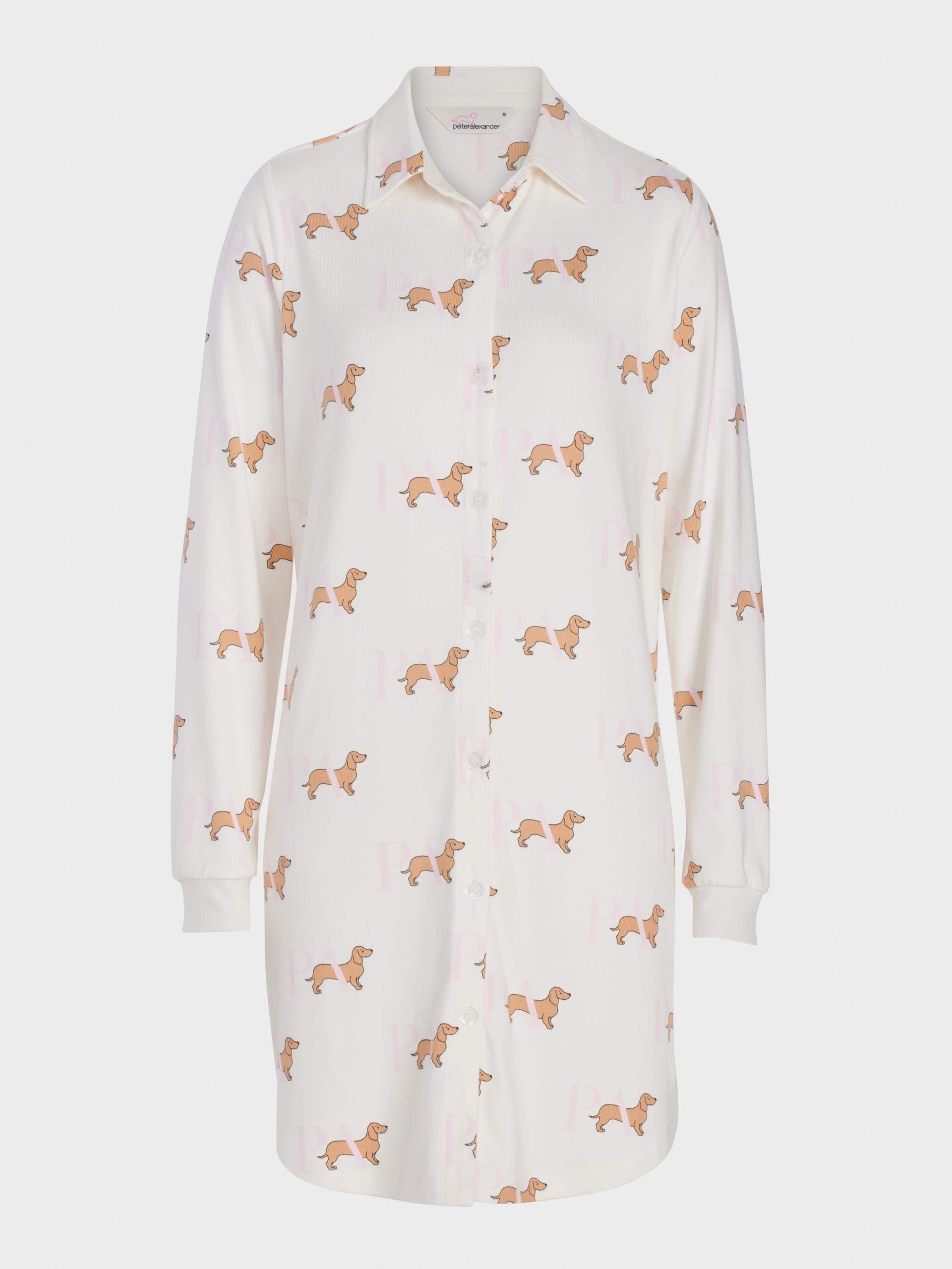 P.A. Penny Long Sleeve Plush Nightshirt multi
