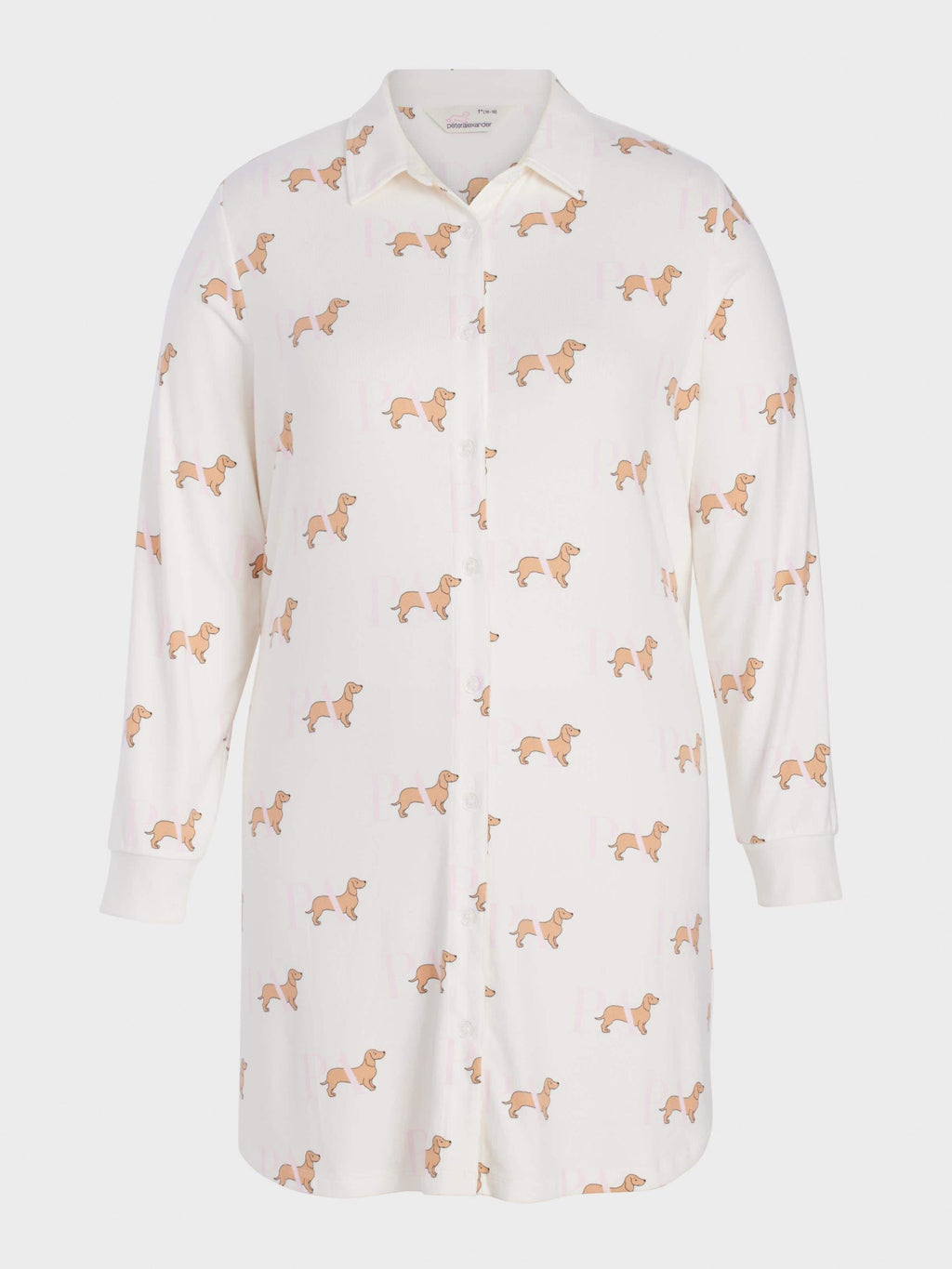 P.A. Plus Penny Long Sleeve Plush Nightshirt Multi