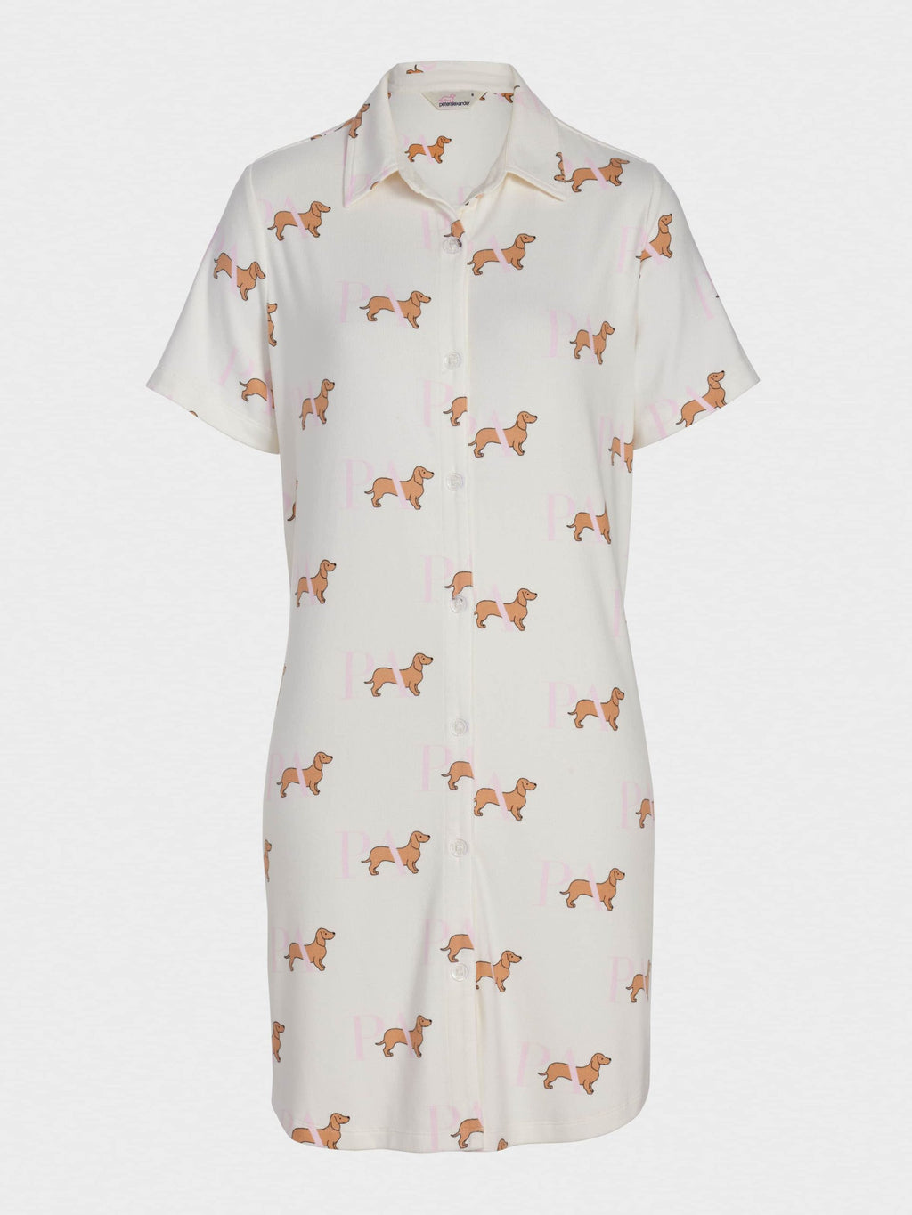 P.A. Penny Short Sleeve Plush Nightshirt multi