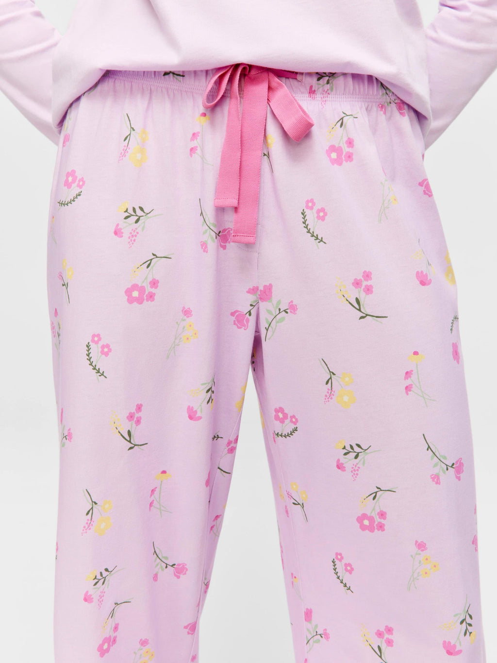 Purple Floral Ditsy Tapered Pj Pant multi