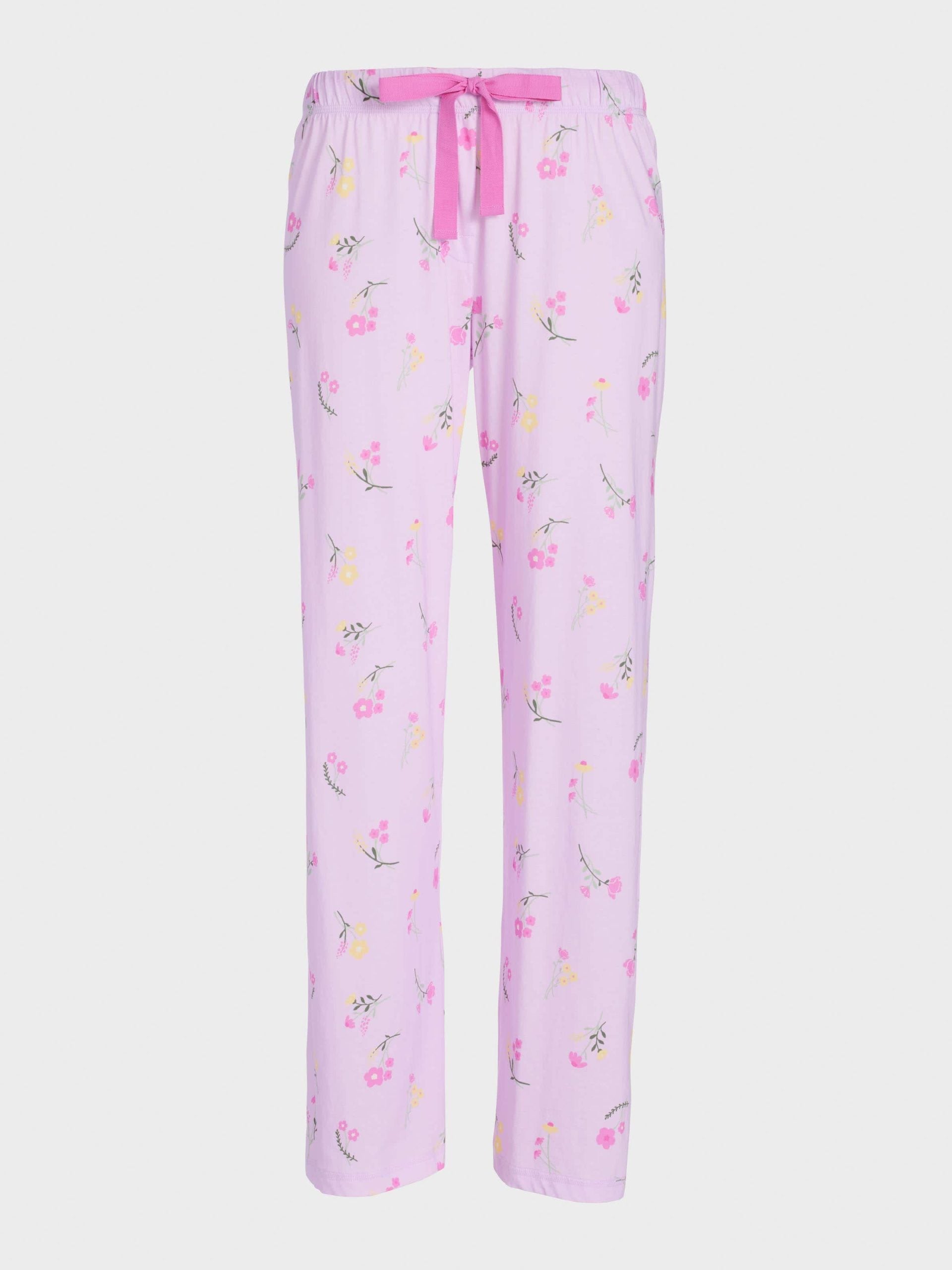 Purple Floral Ditsy Tapered Pj Pant multi