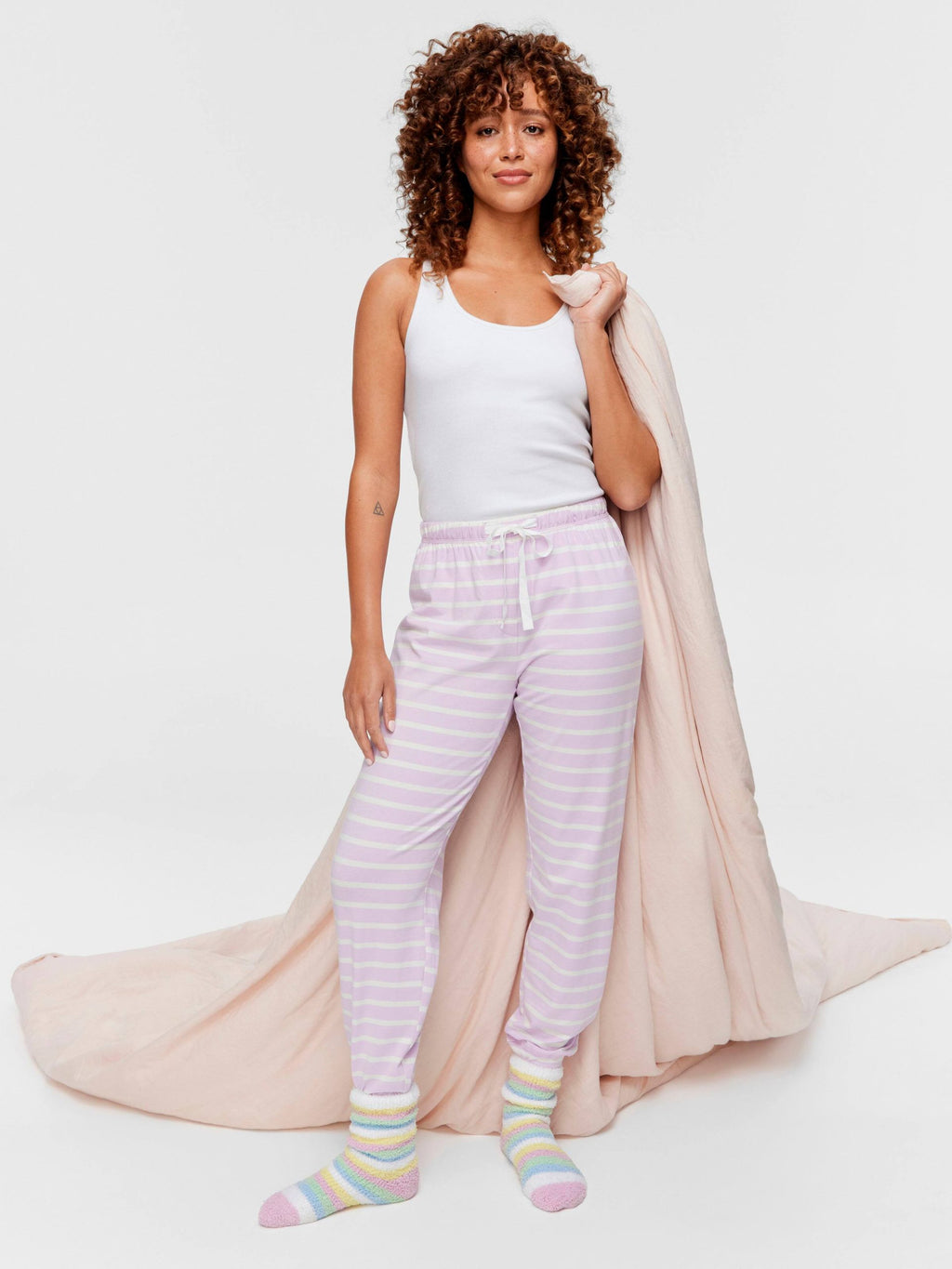 Purple Stripe Easy Pj Pant multi