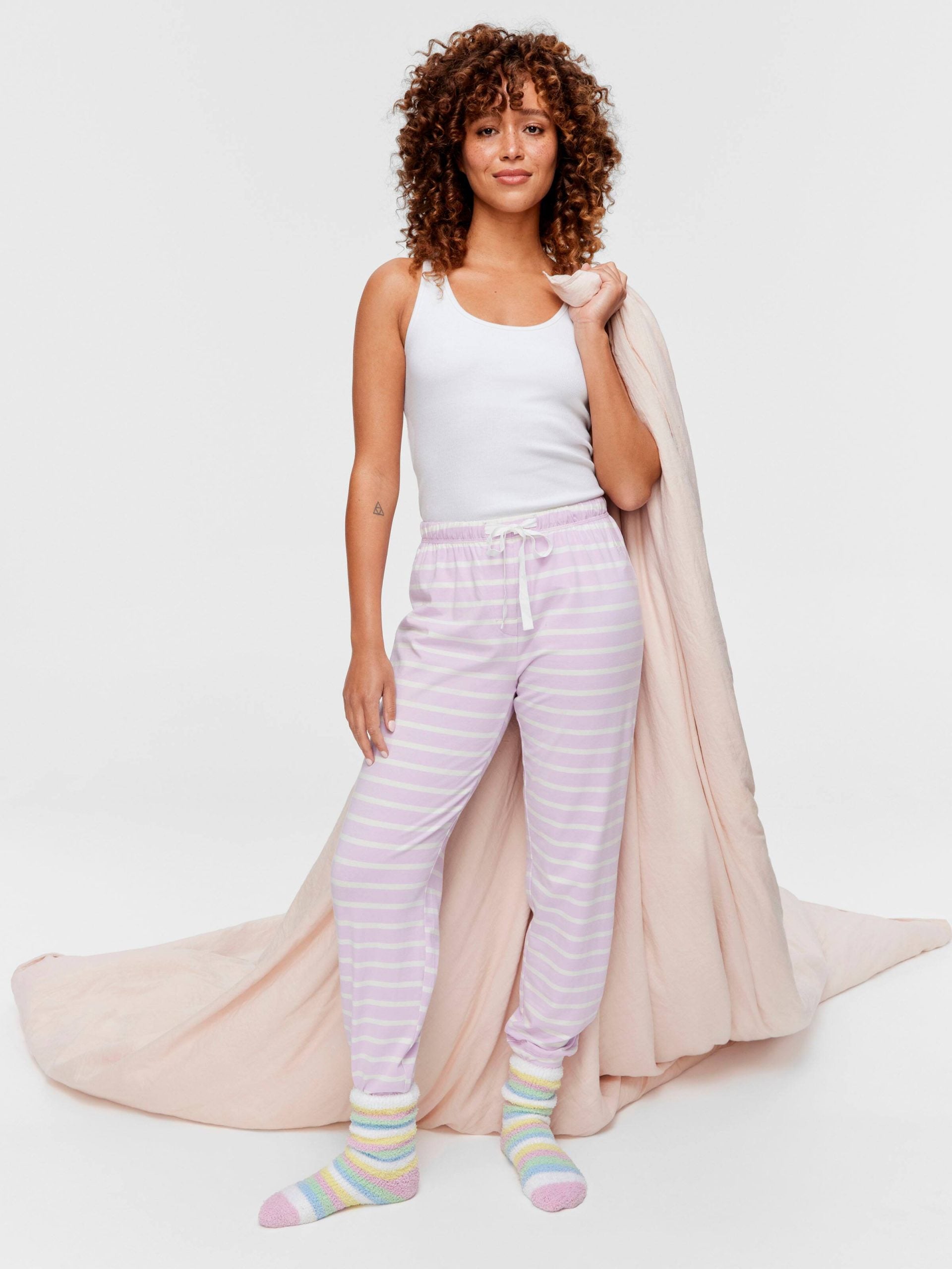 Purple Stripe Easy Pj Pant multi