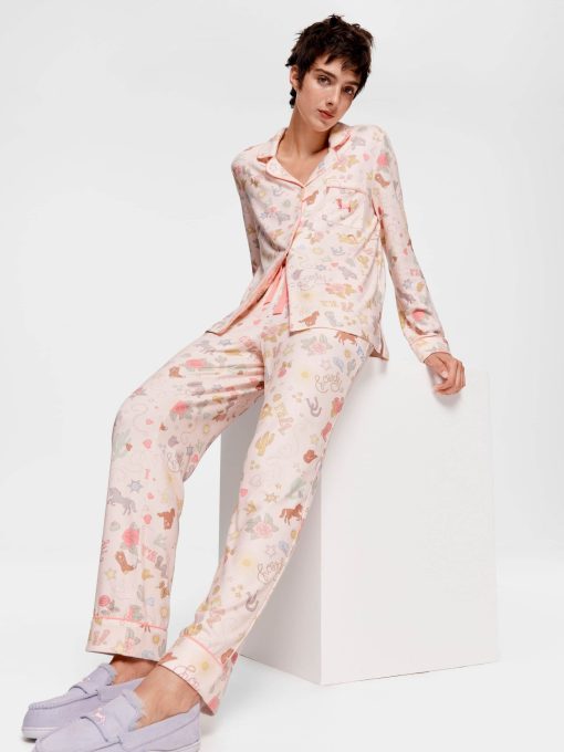 Howdy Plush Classic Pj Set Multi