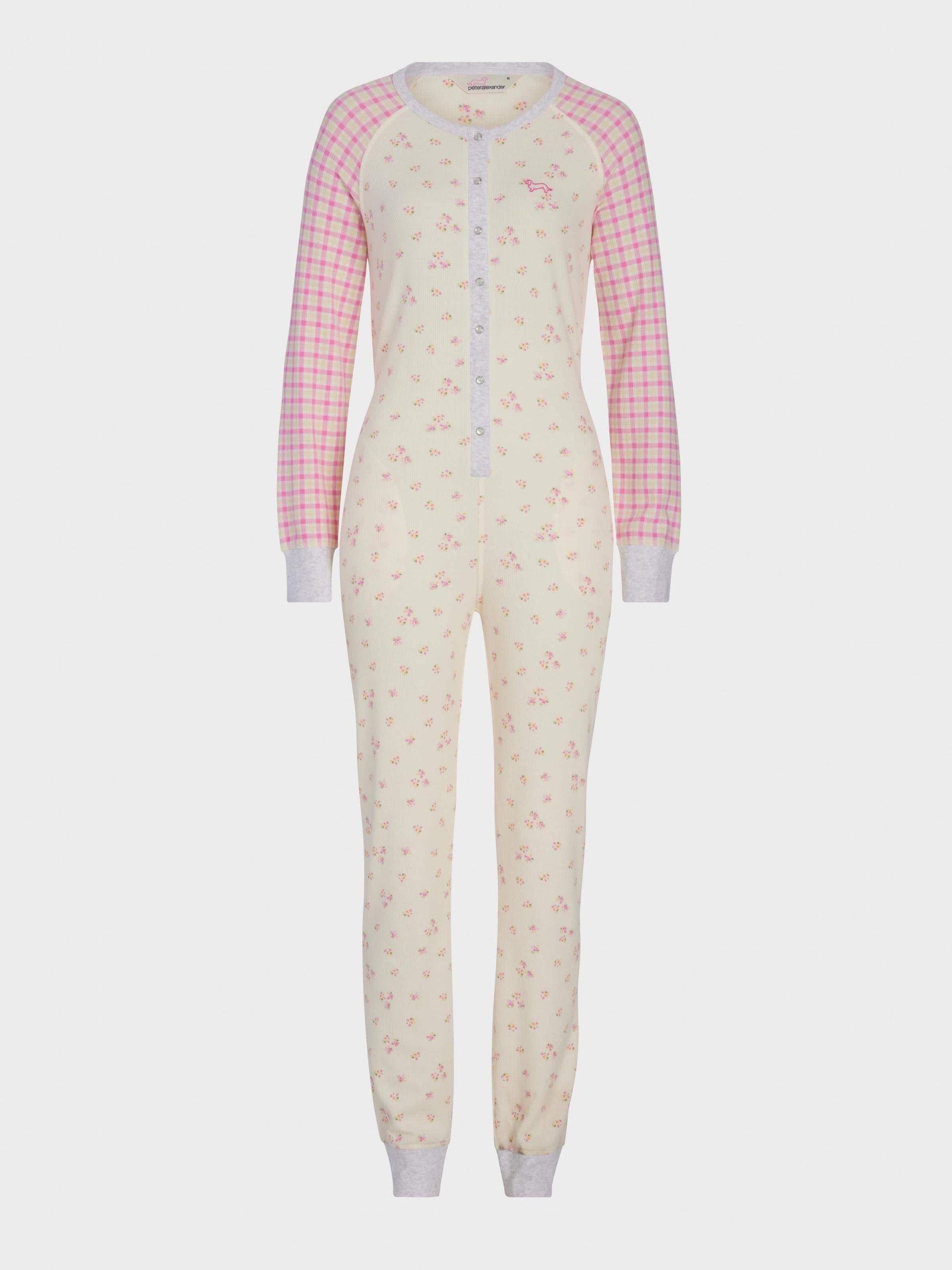 Waffle Contrast Print Onesie Multi