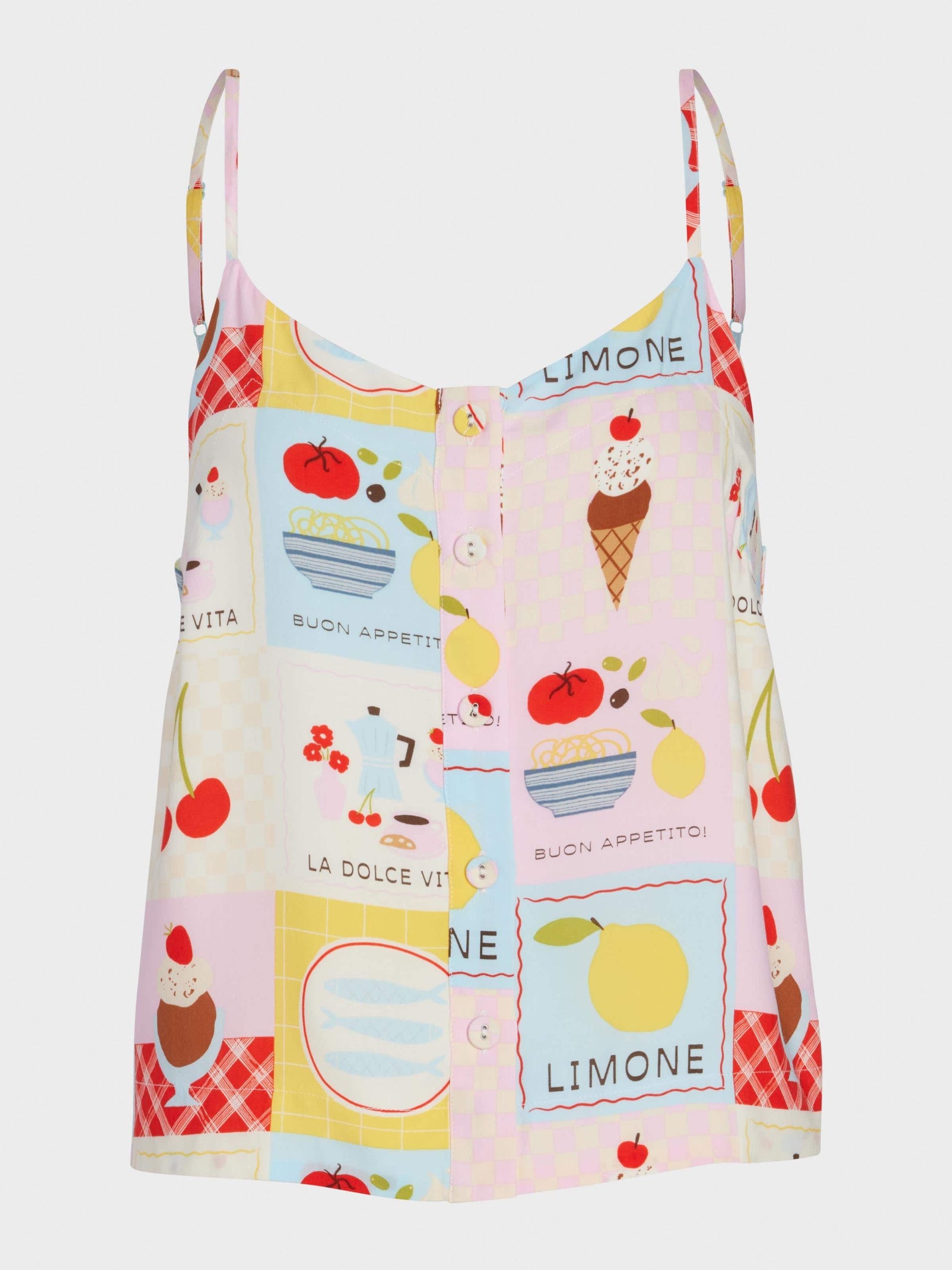 Italian Food Cami multi
