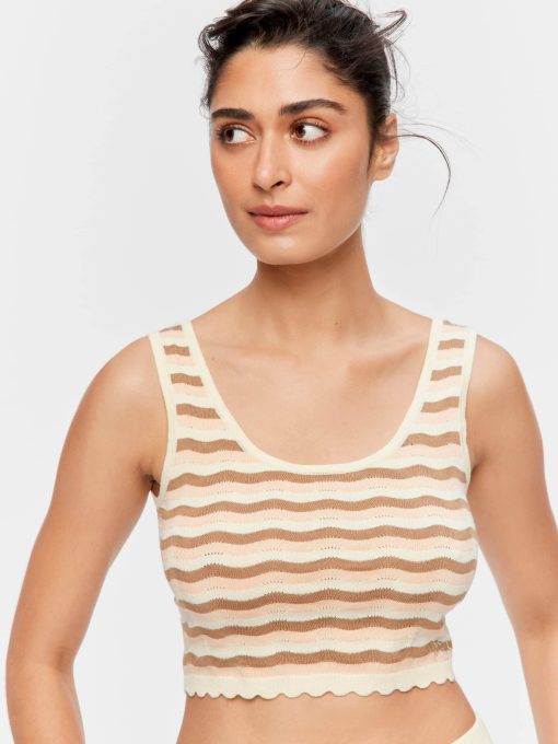 Knit Crop Top multi