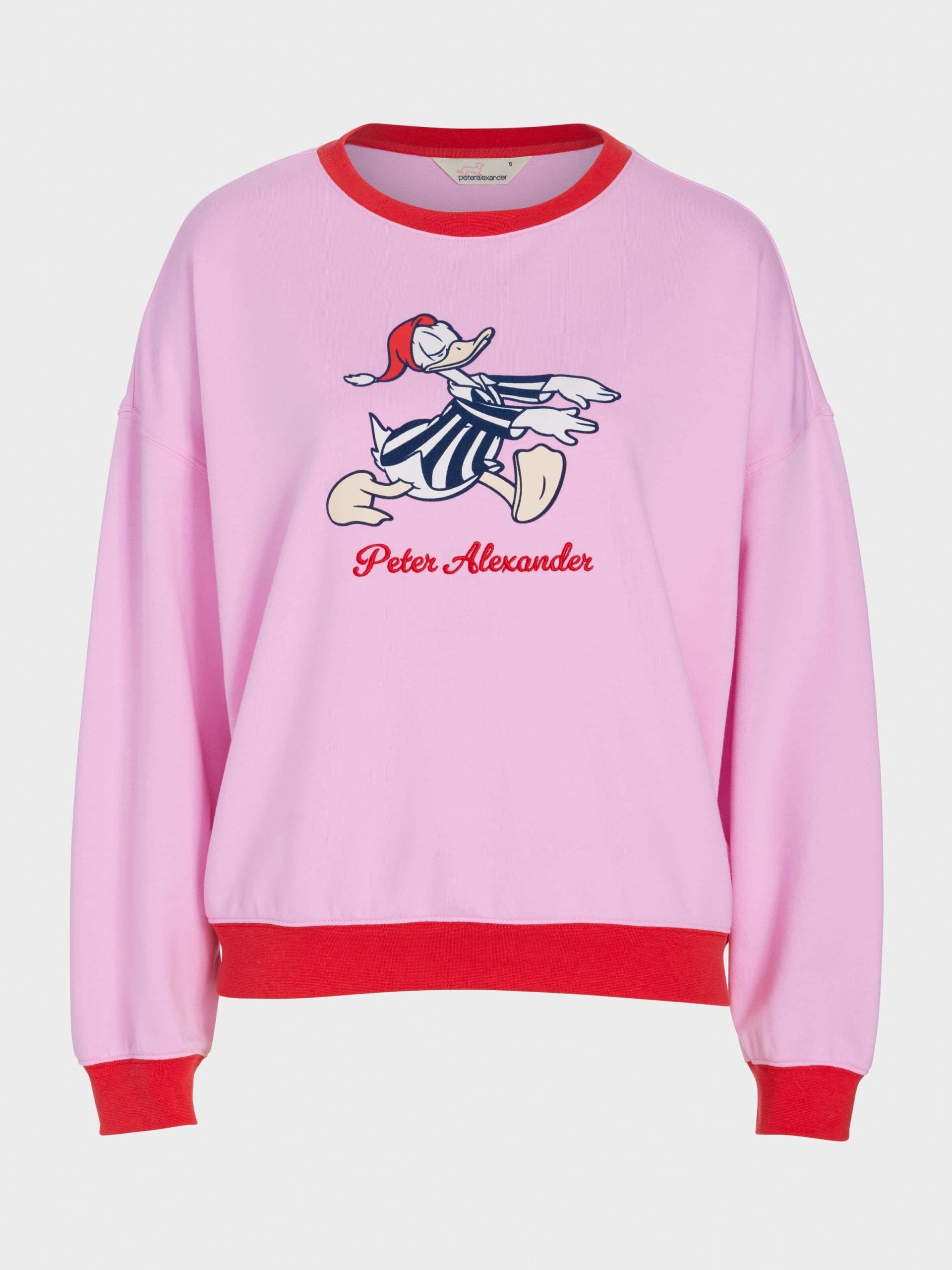 Sleepy Donald Duck Sweater Pink