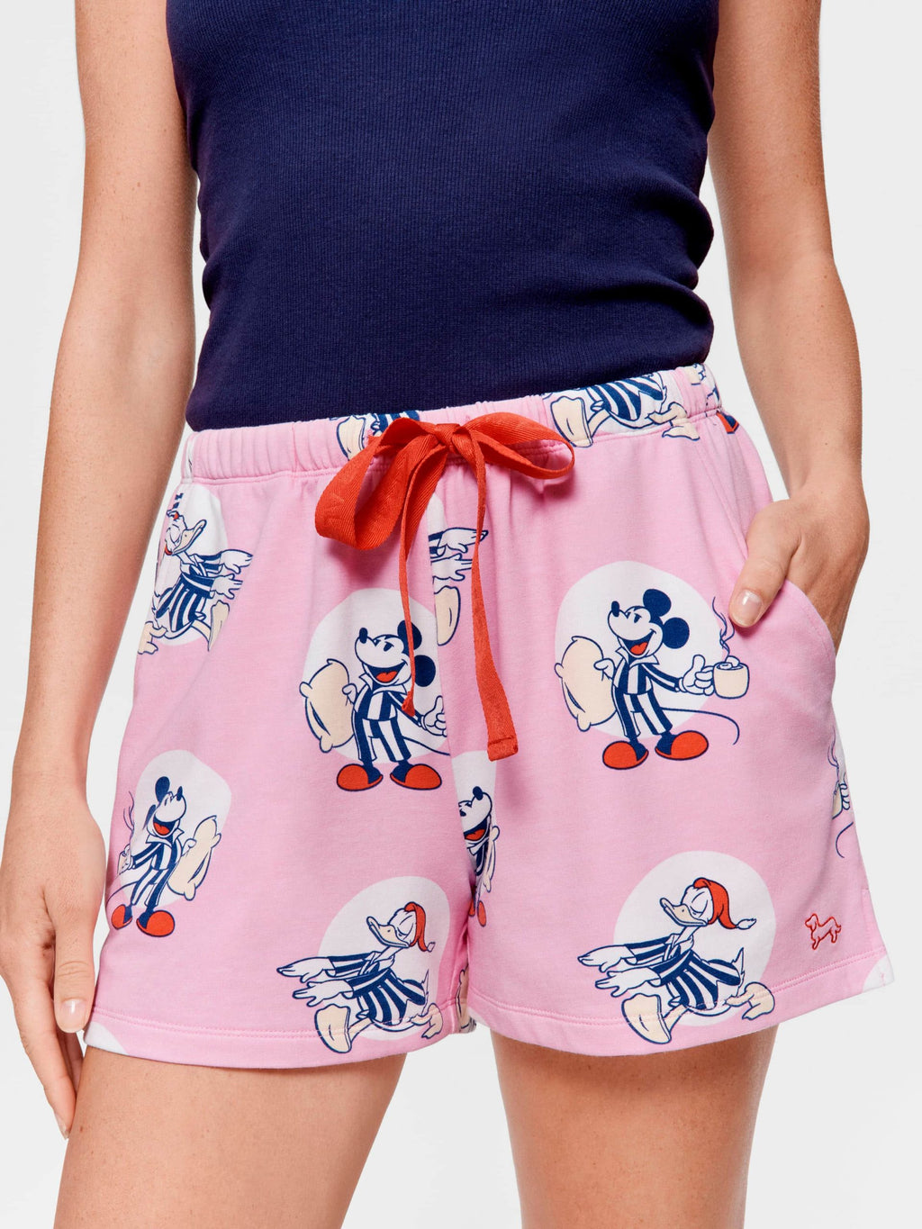 Sleepy Donald Duck Mid Short Multi